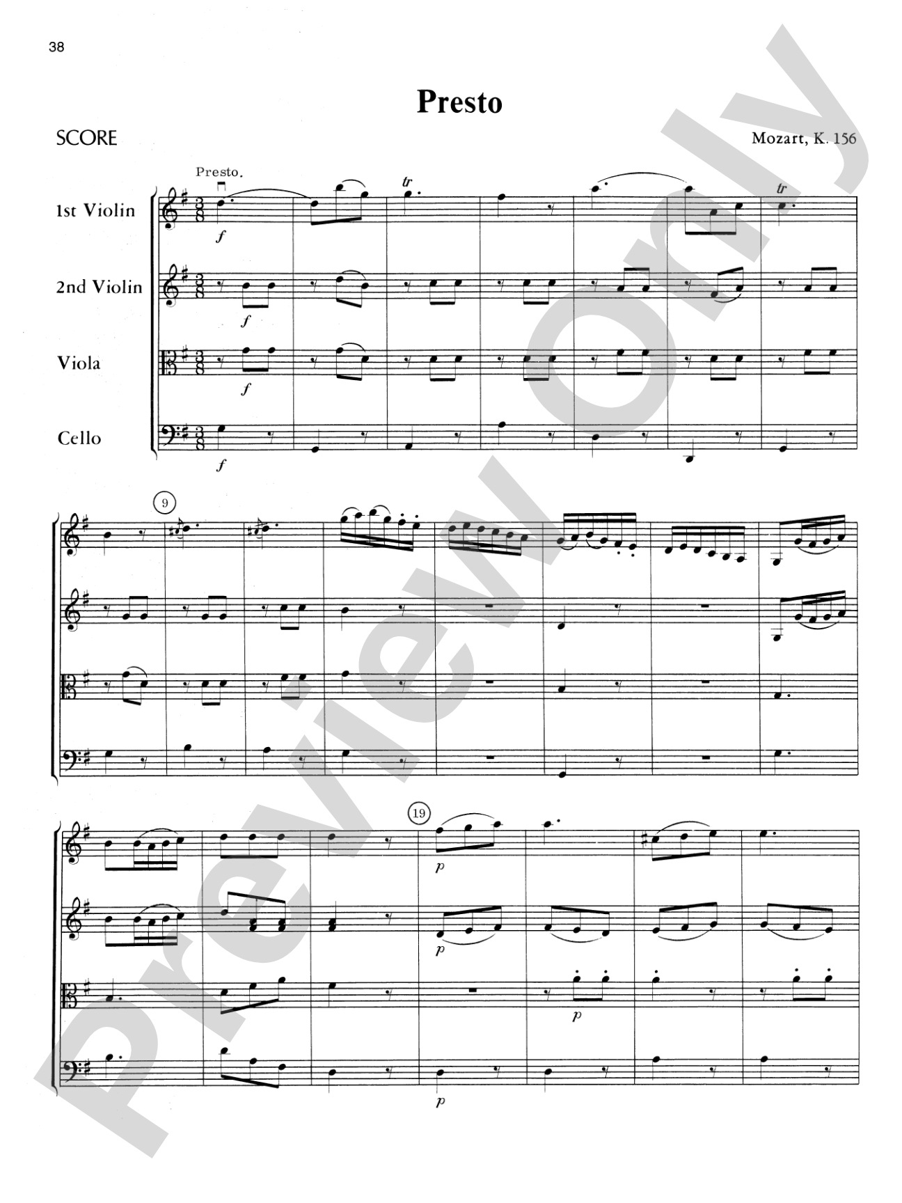 Mozart String Quartets: String Quartet