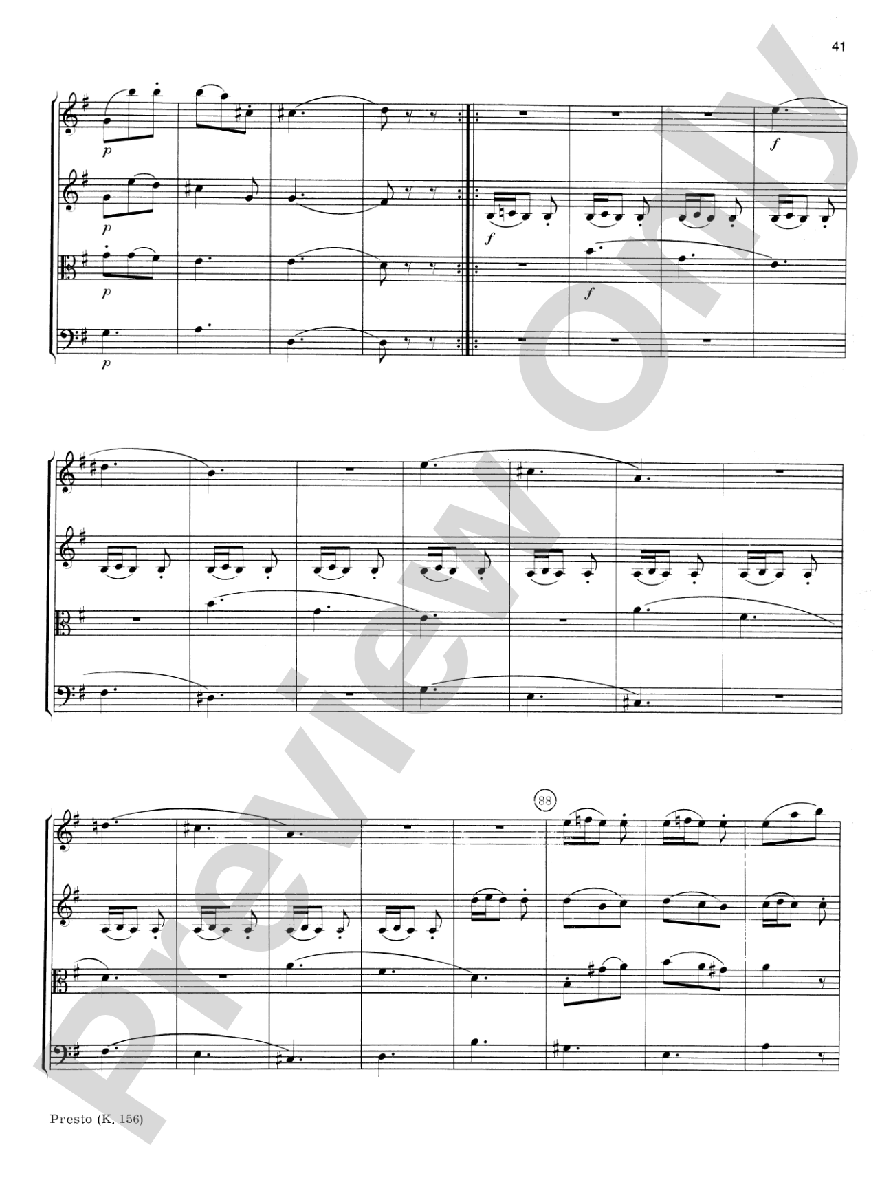 Mozart String Quartets: String Quartet