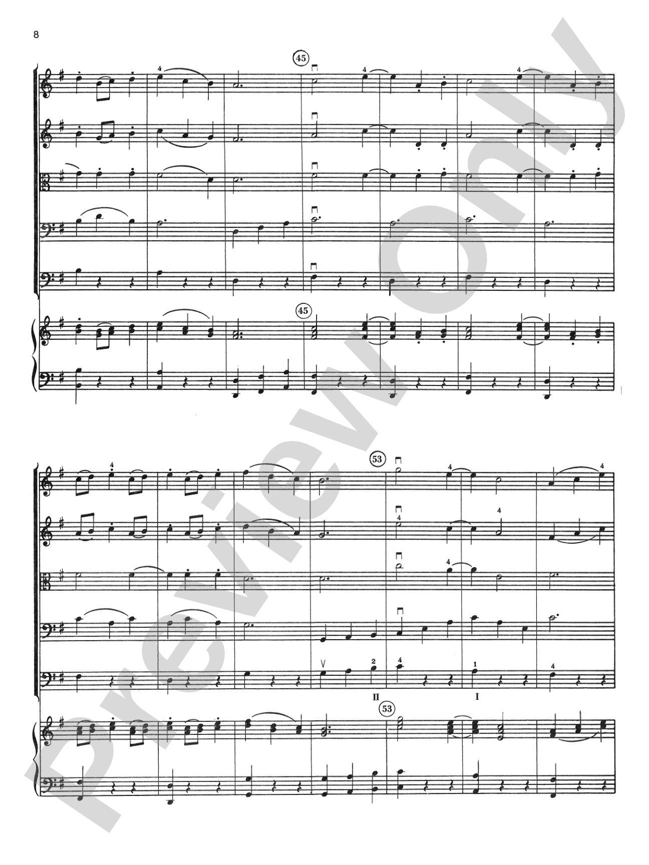 Belvedere Suite: String Orchestra Conductor Score & Parts