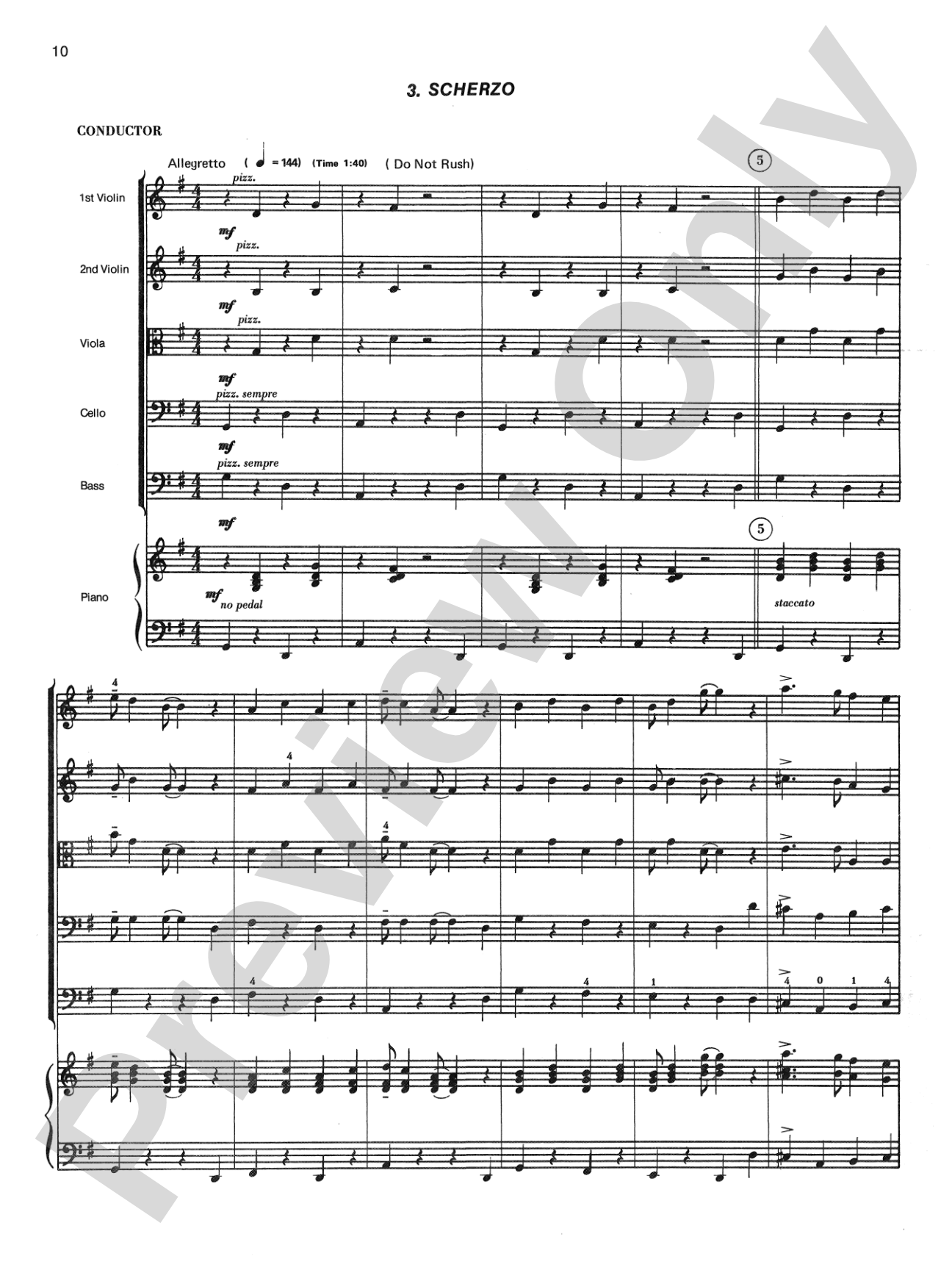 Belvedere Suite: String Orchestra Conductor Score & Parts