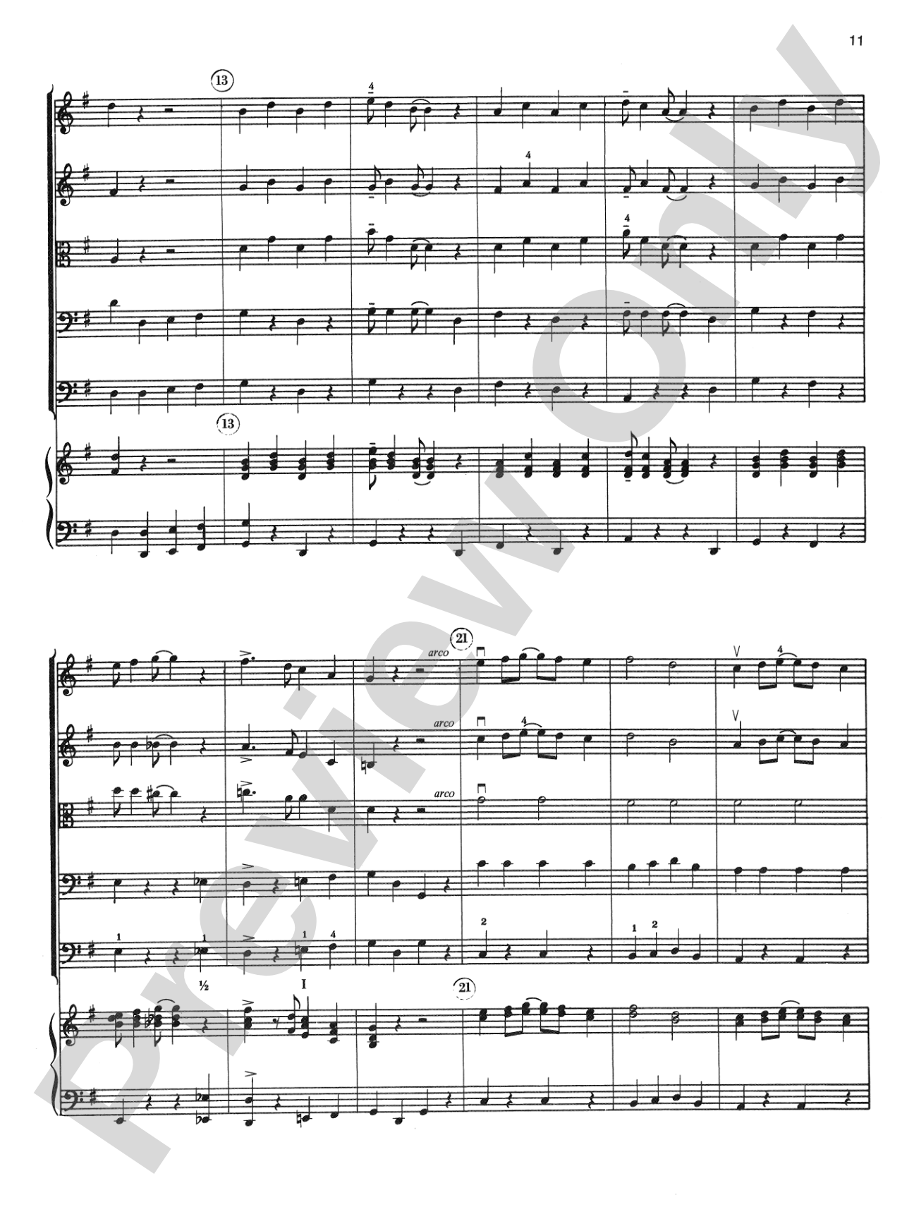 Belvedere Suite: String Orchestra Conductor Score & Parts