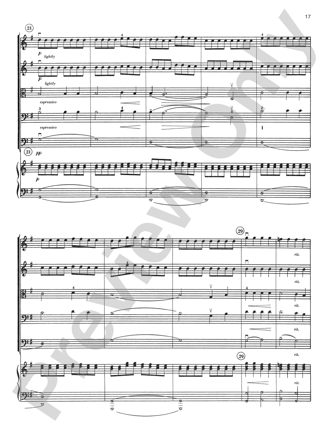 Belvedere Suite: String Orchestra Conductor Score & Parts