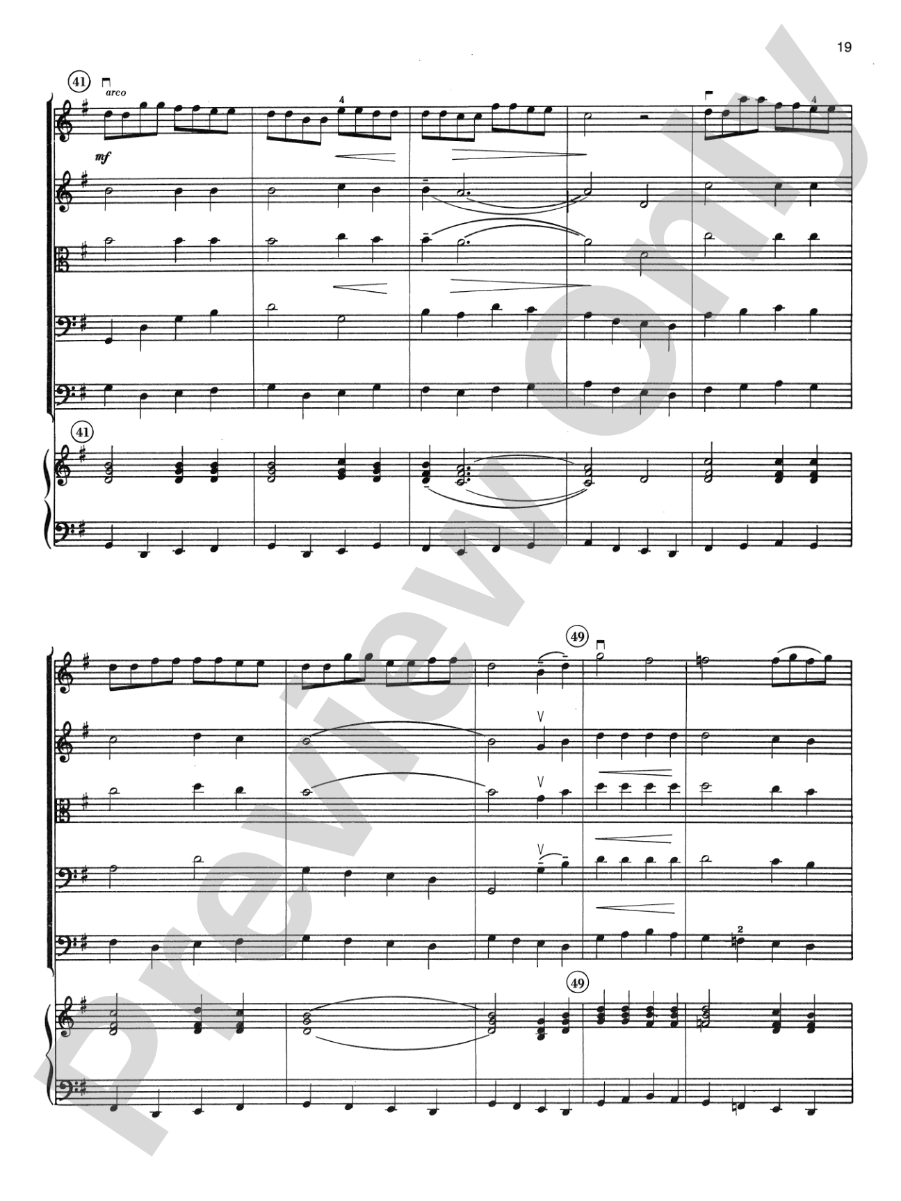 Belvedere Suite: String Orchestra Conductor Score & Parts