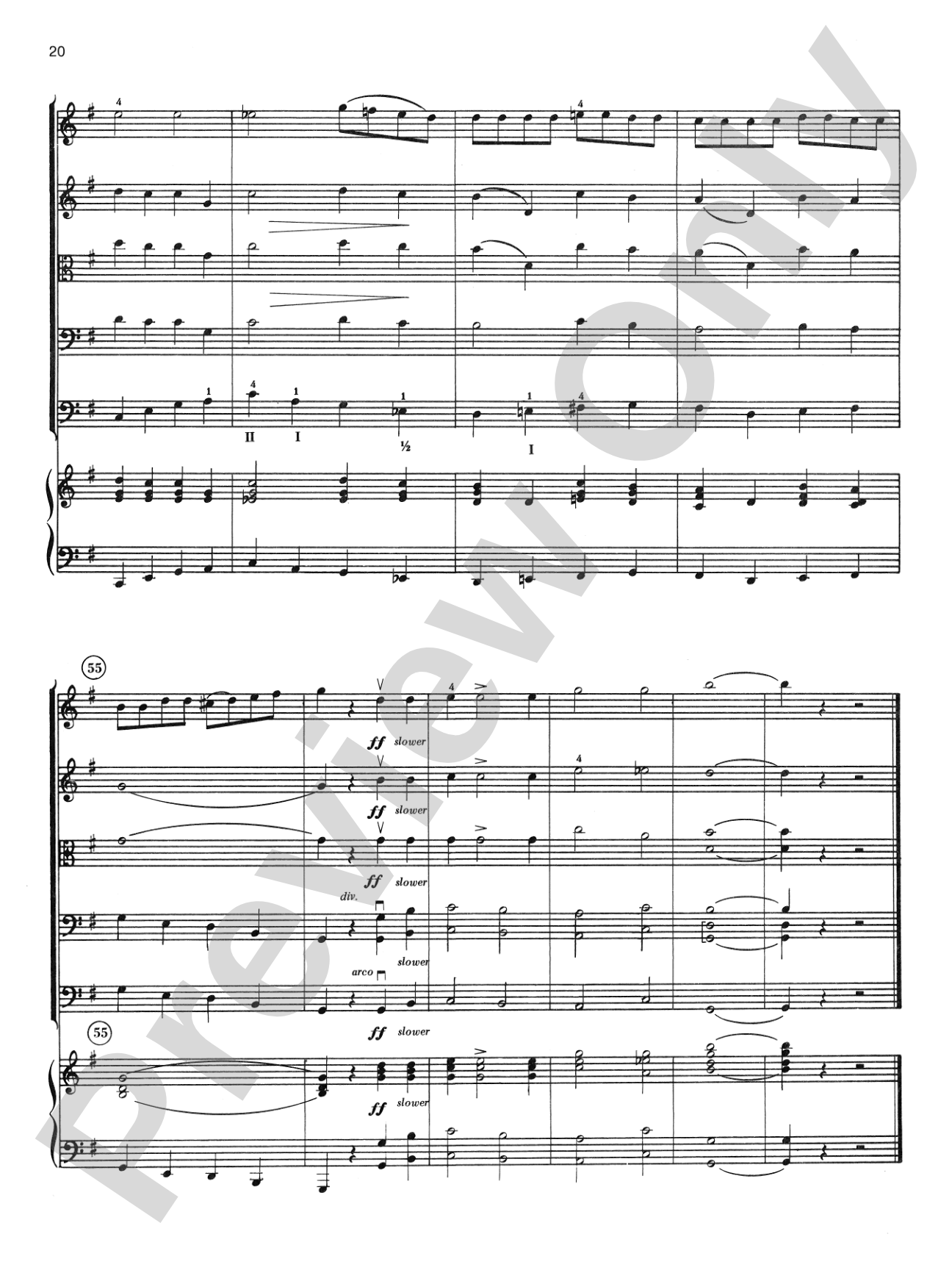 Belvedere Suite: String Orchestra Conductor Score & Parts
