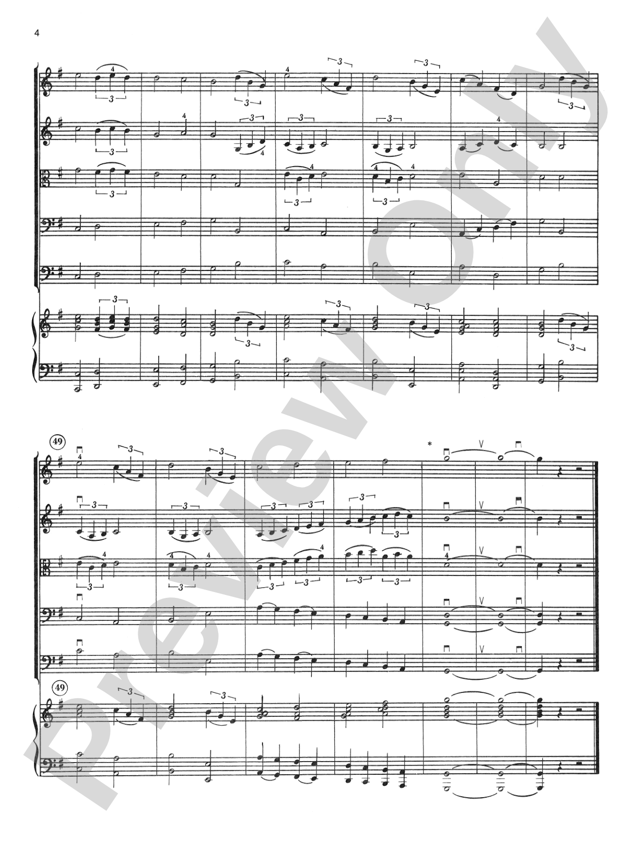 Belvedere Suite: String Orchestra Conductor Score & Parts
