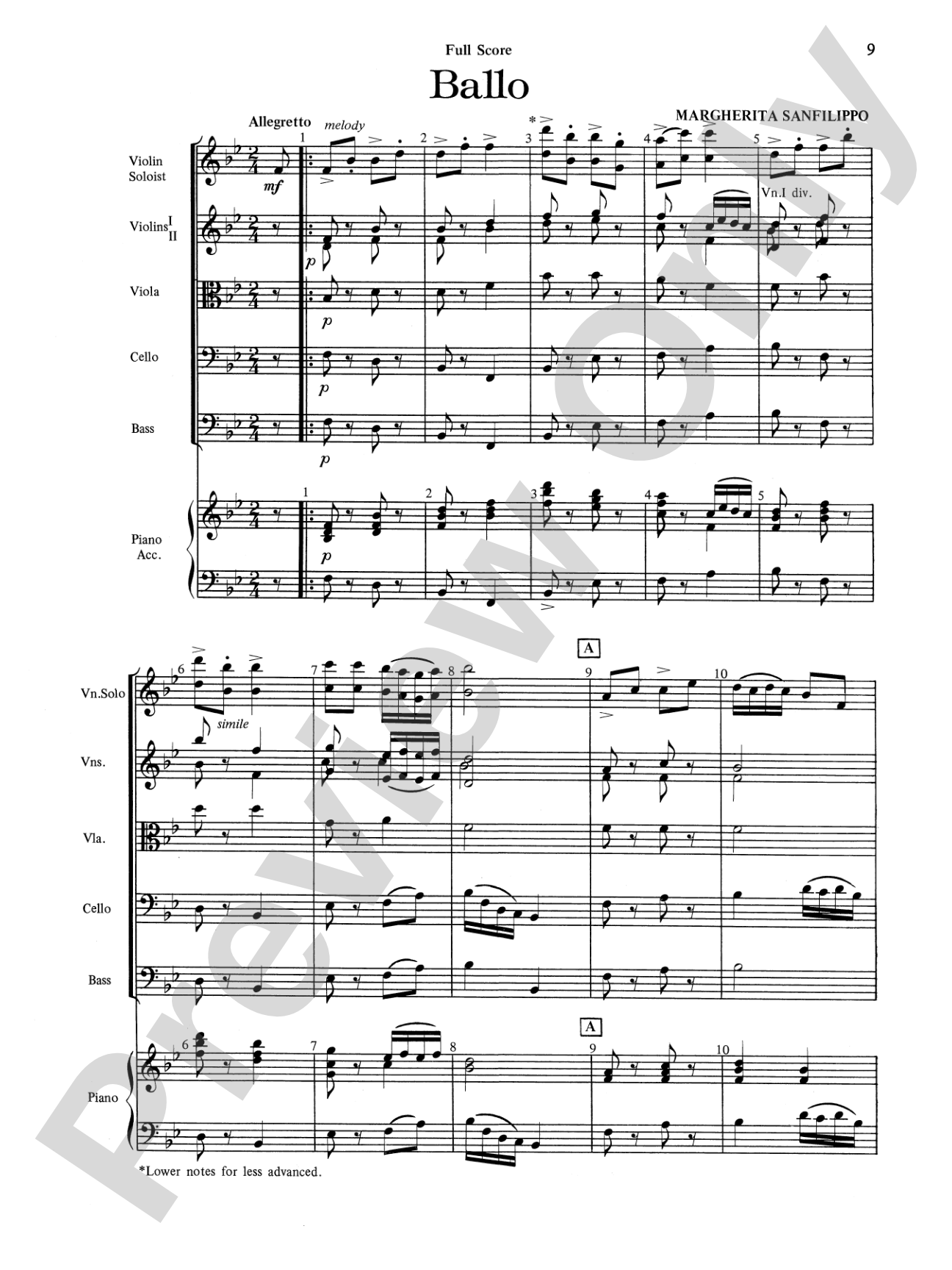 Canzonetta e Ballo (solo violin and string orchestra)