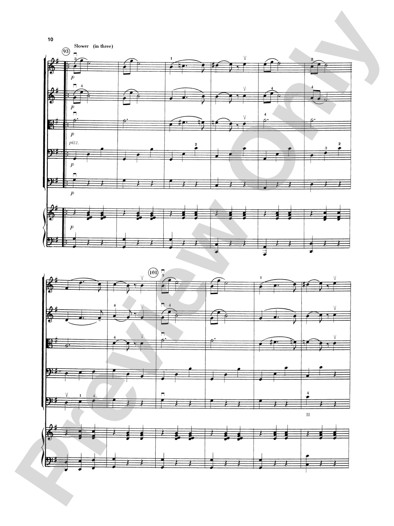 Fledermaus Waltzes: String Orchestra Conductor Score & Parts