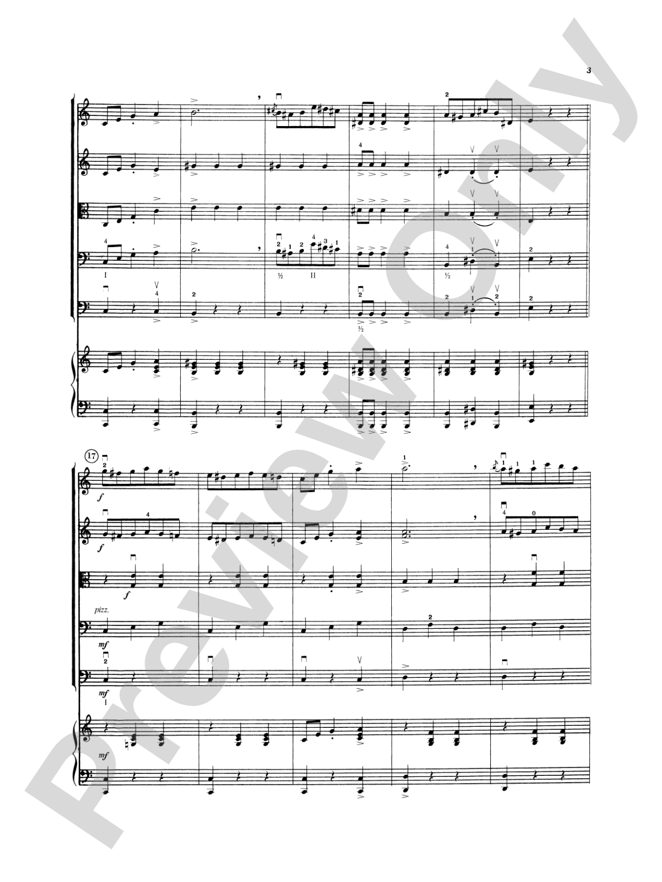 Fledermaus Waltzes: String Orchestra Conductor Score & Parts