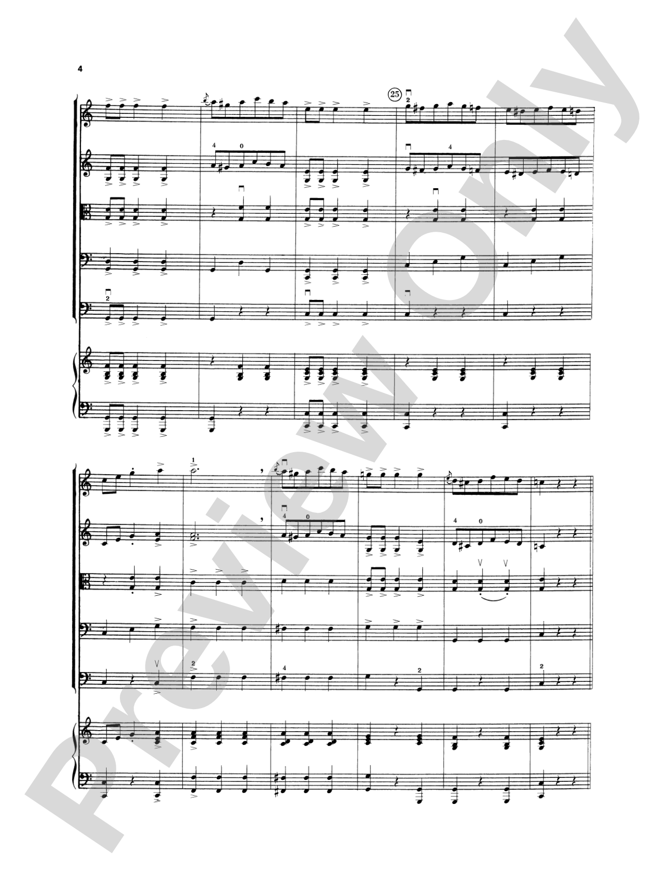 Fledermaus Waltzes: String Orchestra Conductor Score & Parts