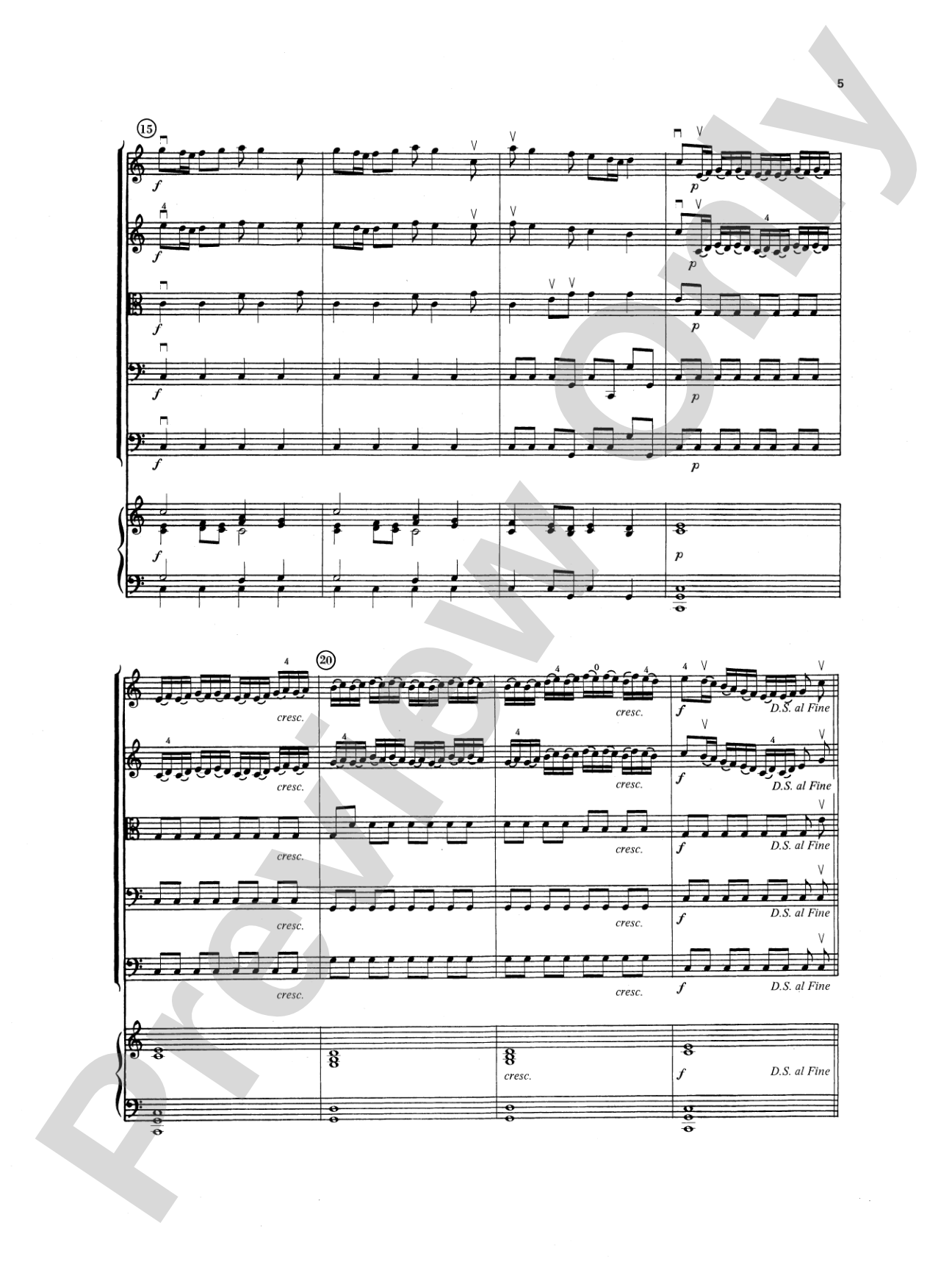 The Four Seasons (Spring, Winter, Autumn): String Orchestra Conductor Score & Parts