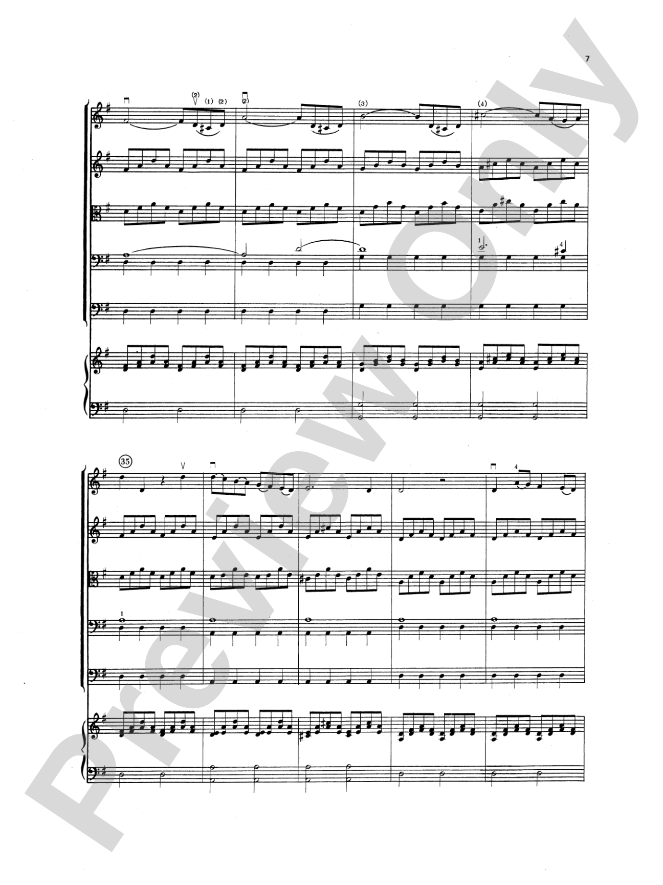 The Four Seasons (Spring, Winter, Autumn): String Orchestra Conductor Score & Parts