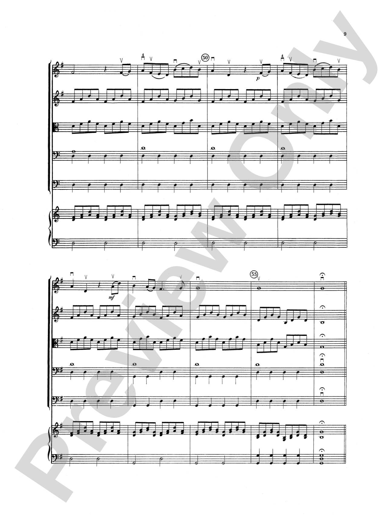 The Four Seasons (Spring, Winter, Autumn): String Orchestra Conductor Score & Parts