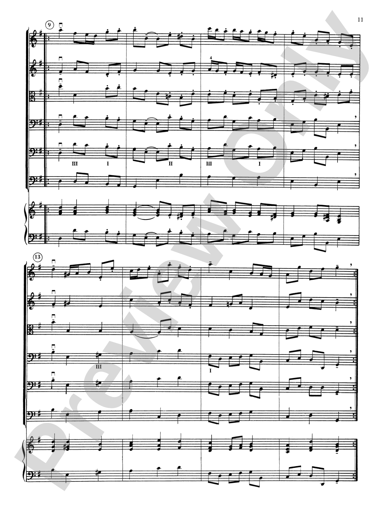 The Harmonious Blacksmith Suite: String Orchestra Conductor Score & Parts