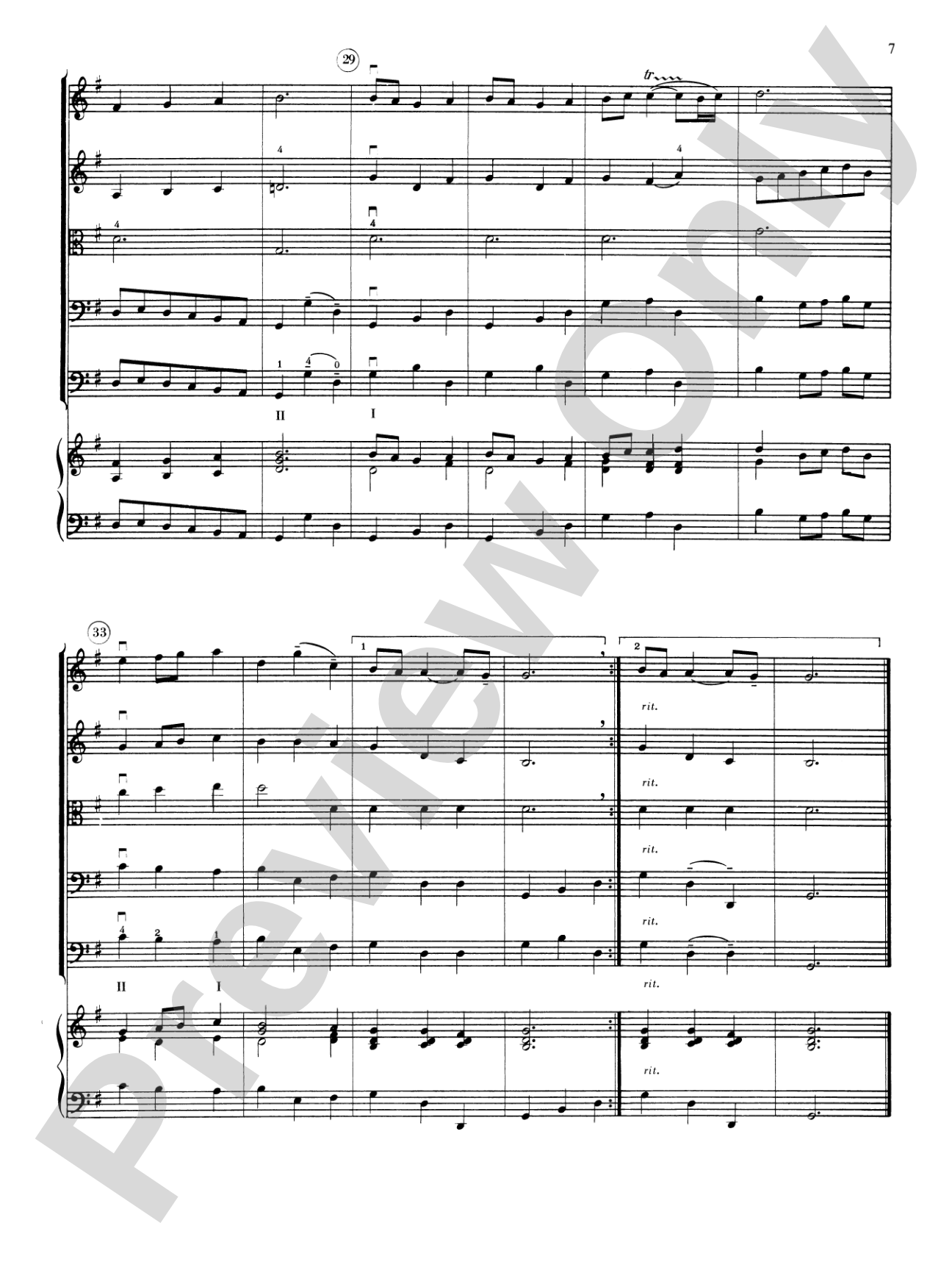 The Harmonious Blacksmith Suite: String Orchestra Conductor Score & Parts