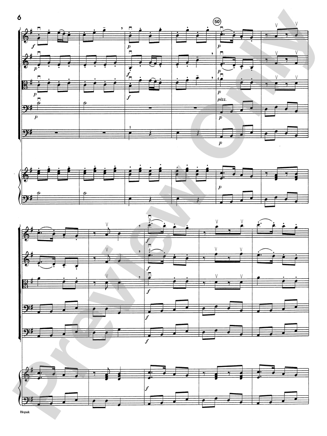 Hopak: String Orchestra Conductor Score & Parts