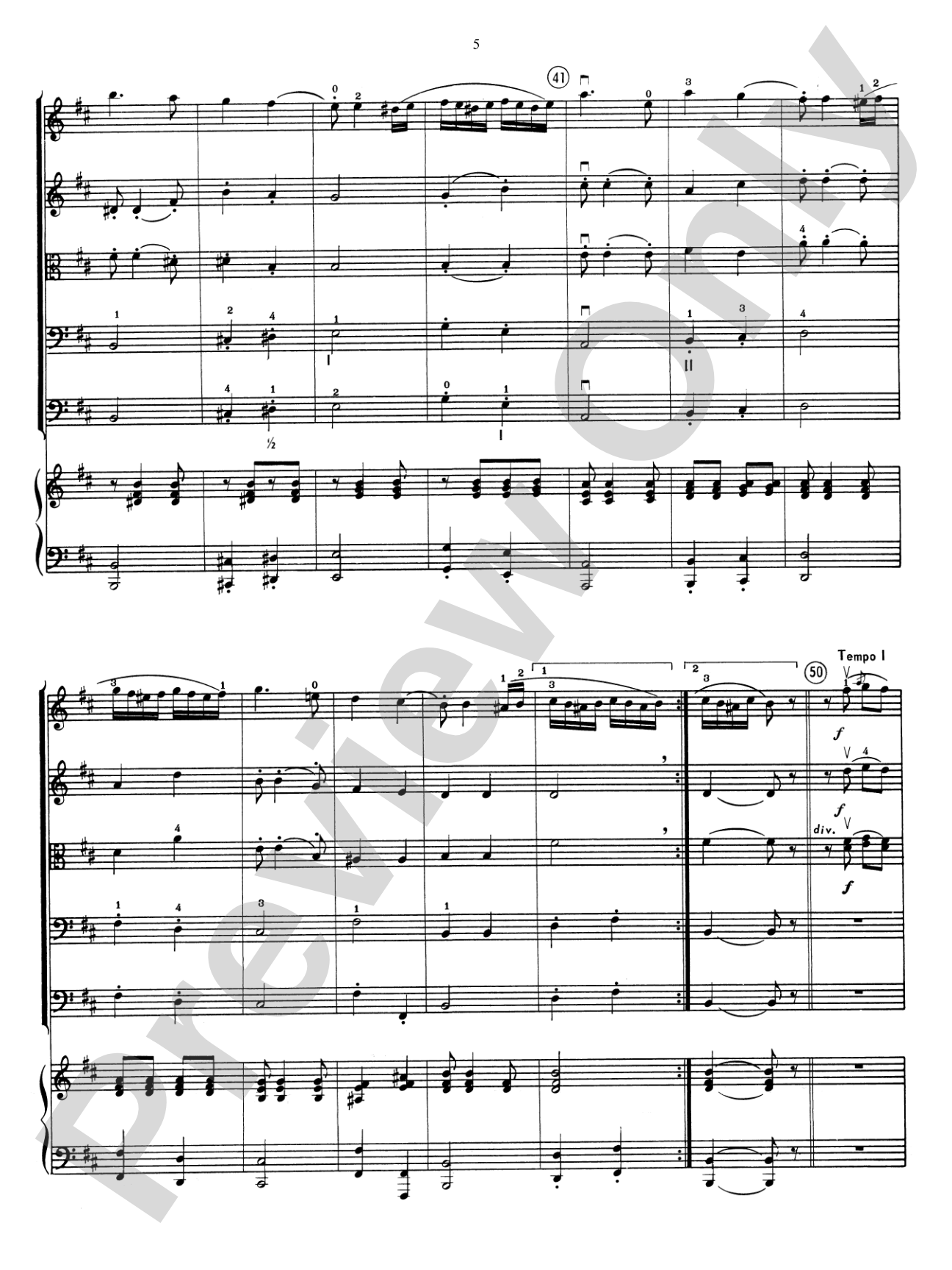 Hungarian Dance No. 4: String Orchestra Conductor Score & Parts