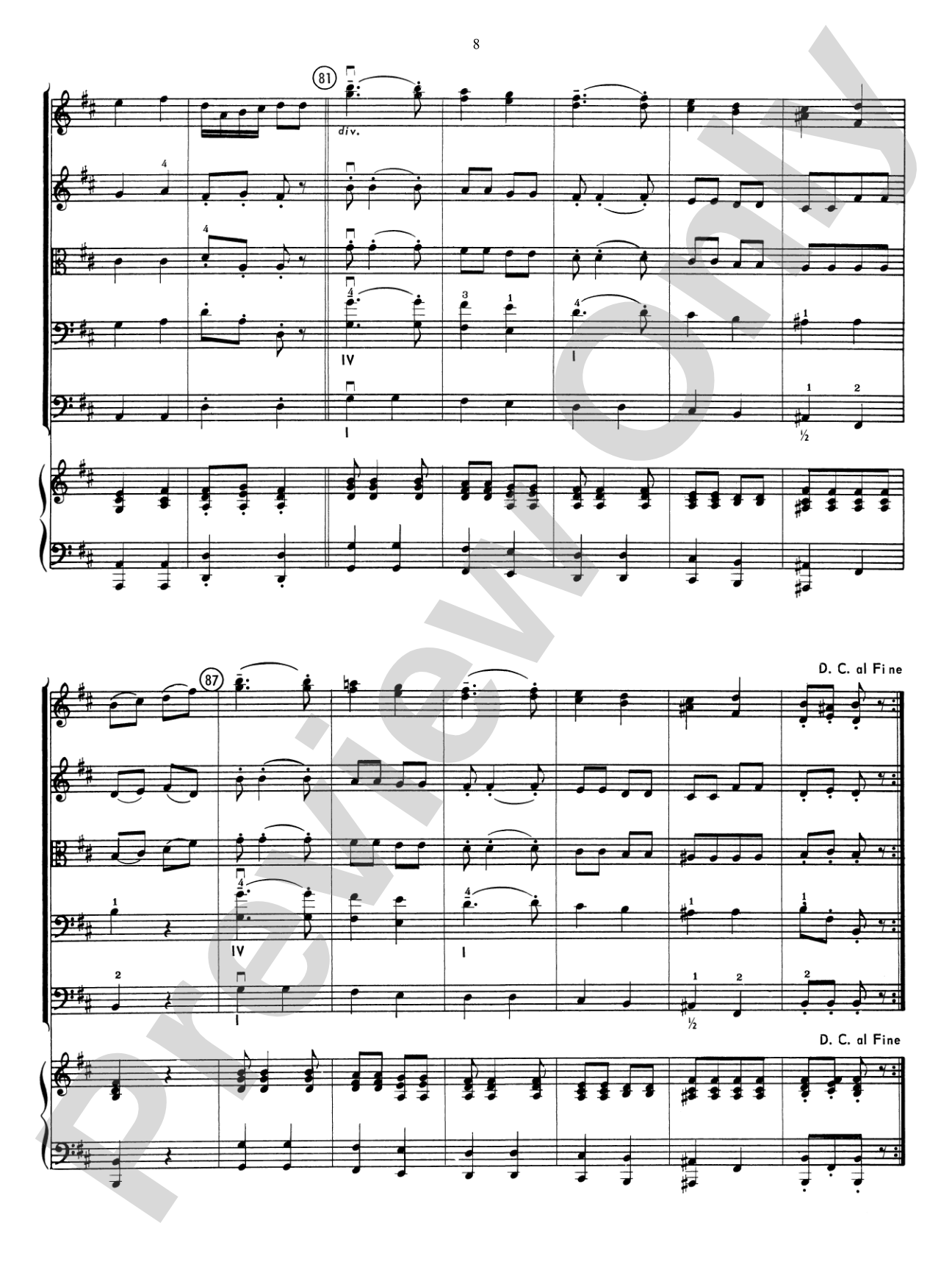 Hungarian Dance No. 4: String Orchestra Conductor Score & Parts