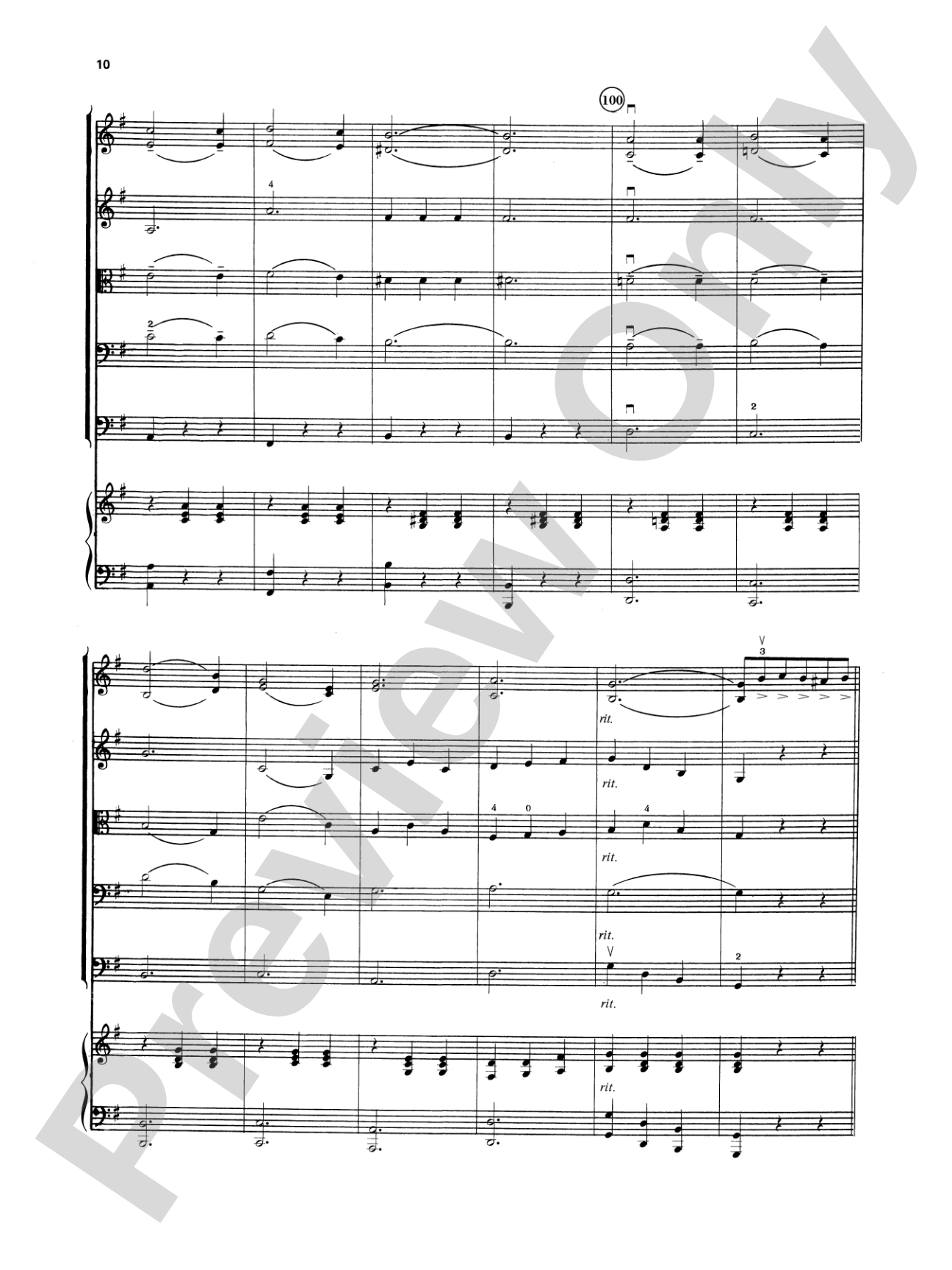 The Merry Widow: String Orchestra Conductor Score & Parts