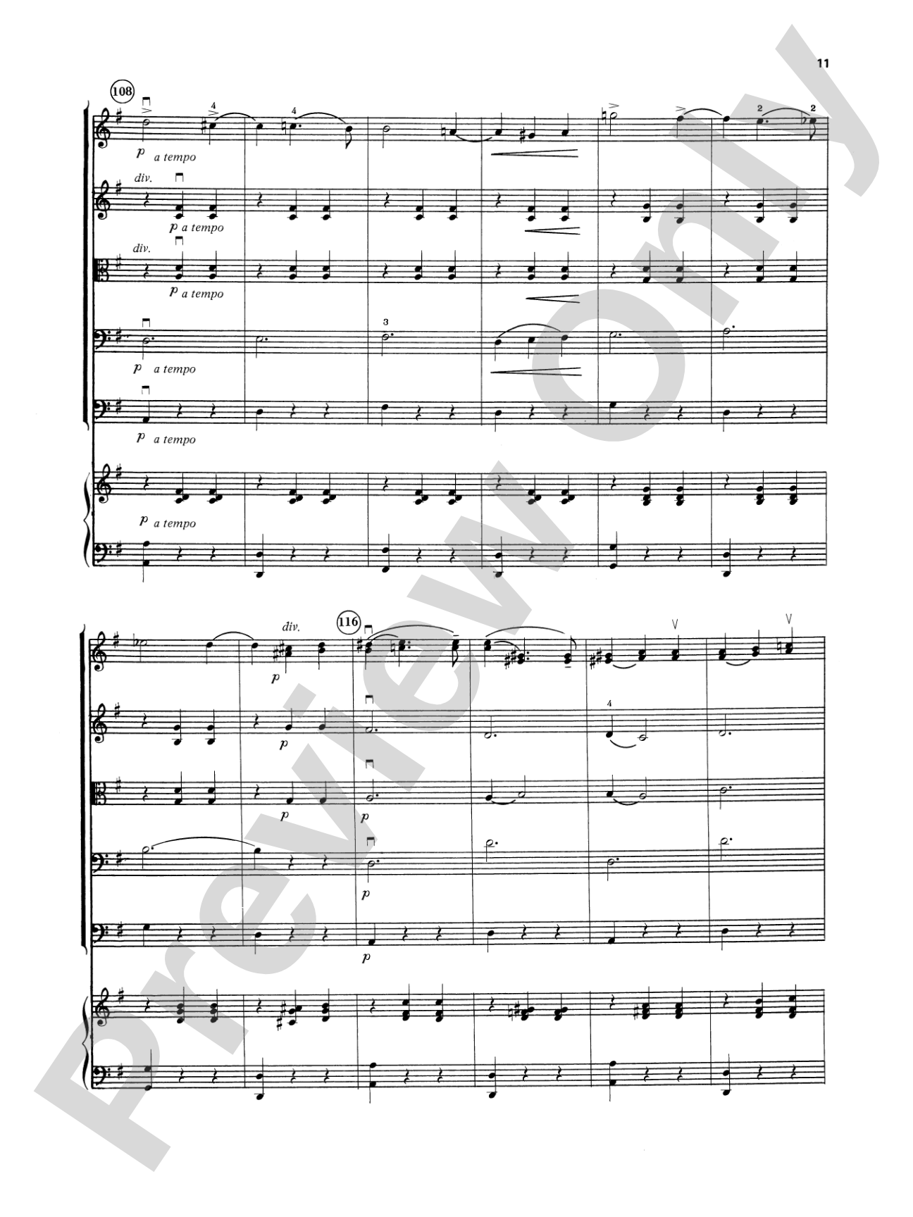 The Merry Widow: String Orchestra Conductor Score & Parts