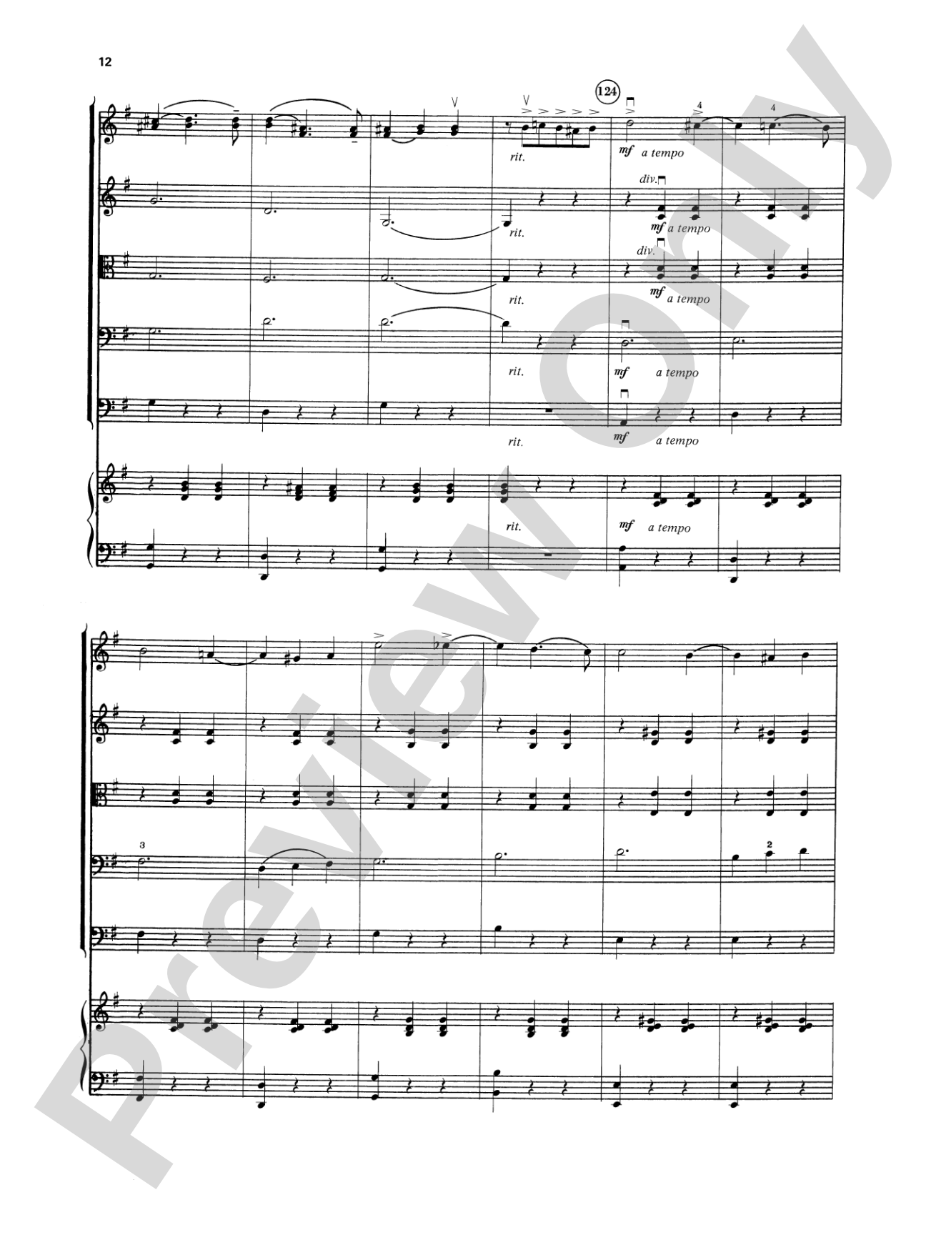 The Merry Widow: String Orchestra Conductor Score & Parts