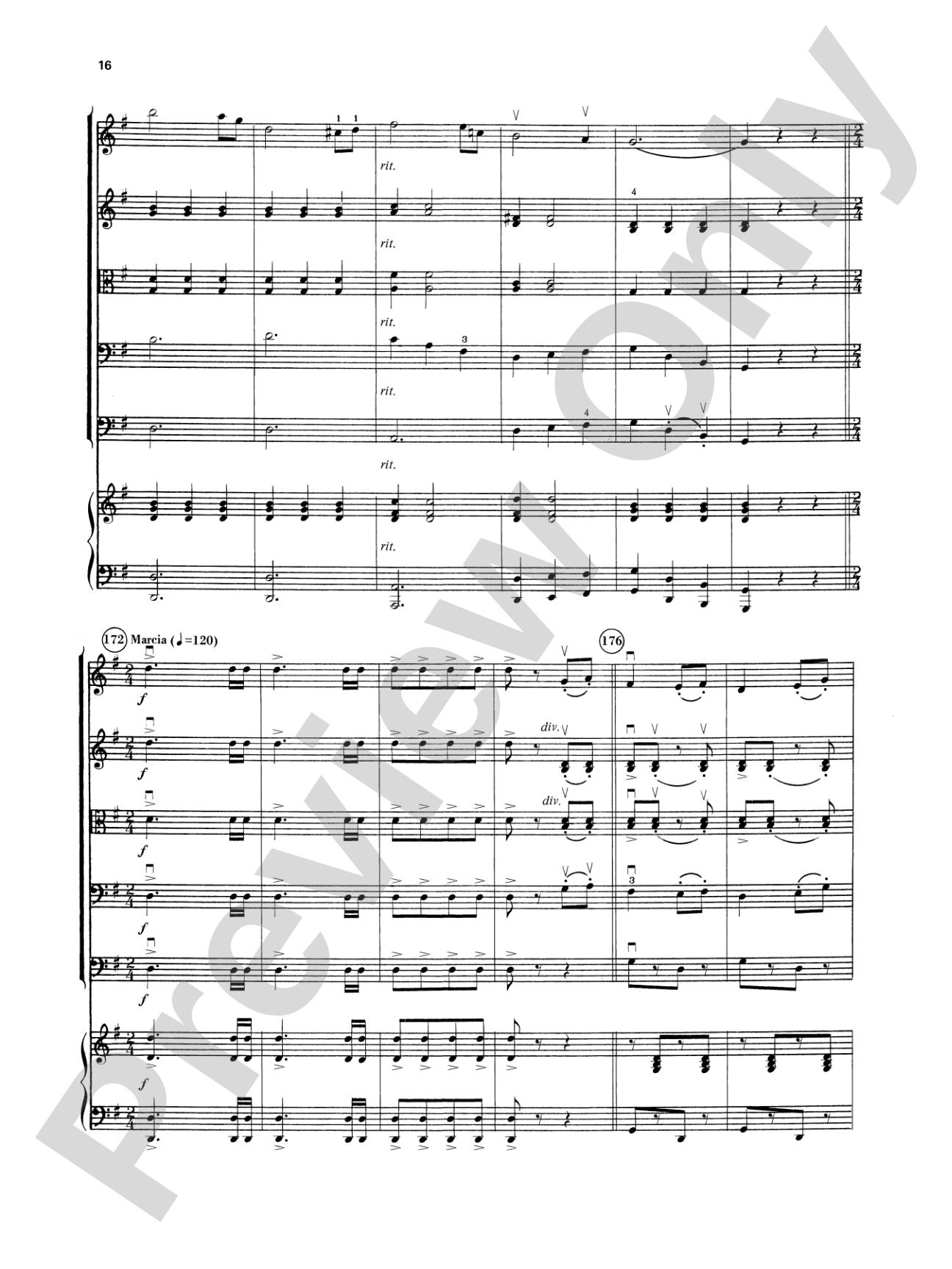 The Merry Widow: String Orchestra Conductor Score & Parts