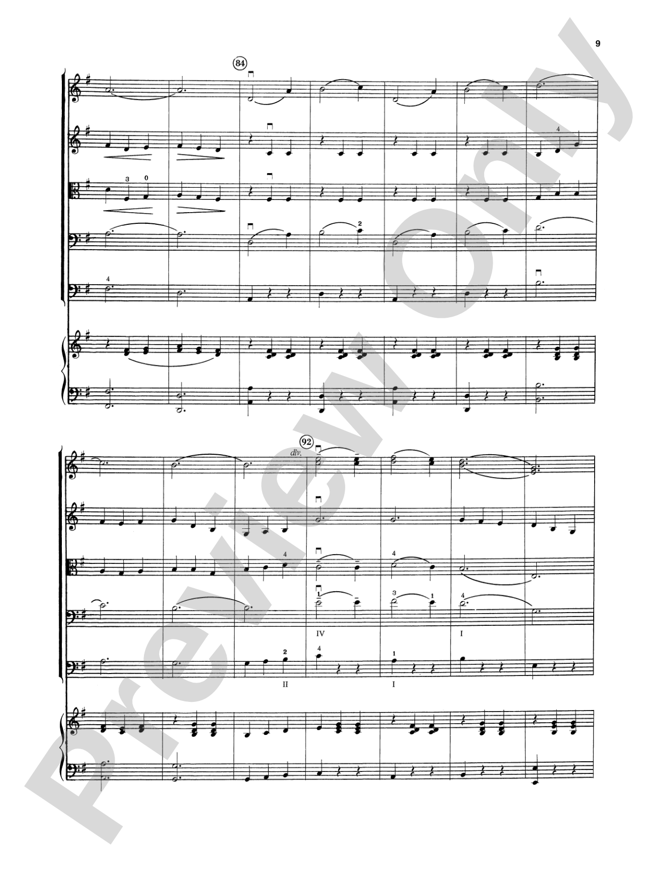 The Merry Widow: String Orchestra Conductor Score & Parts