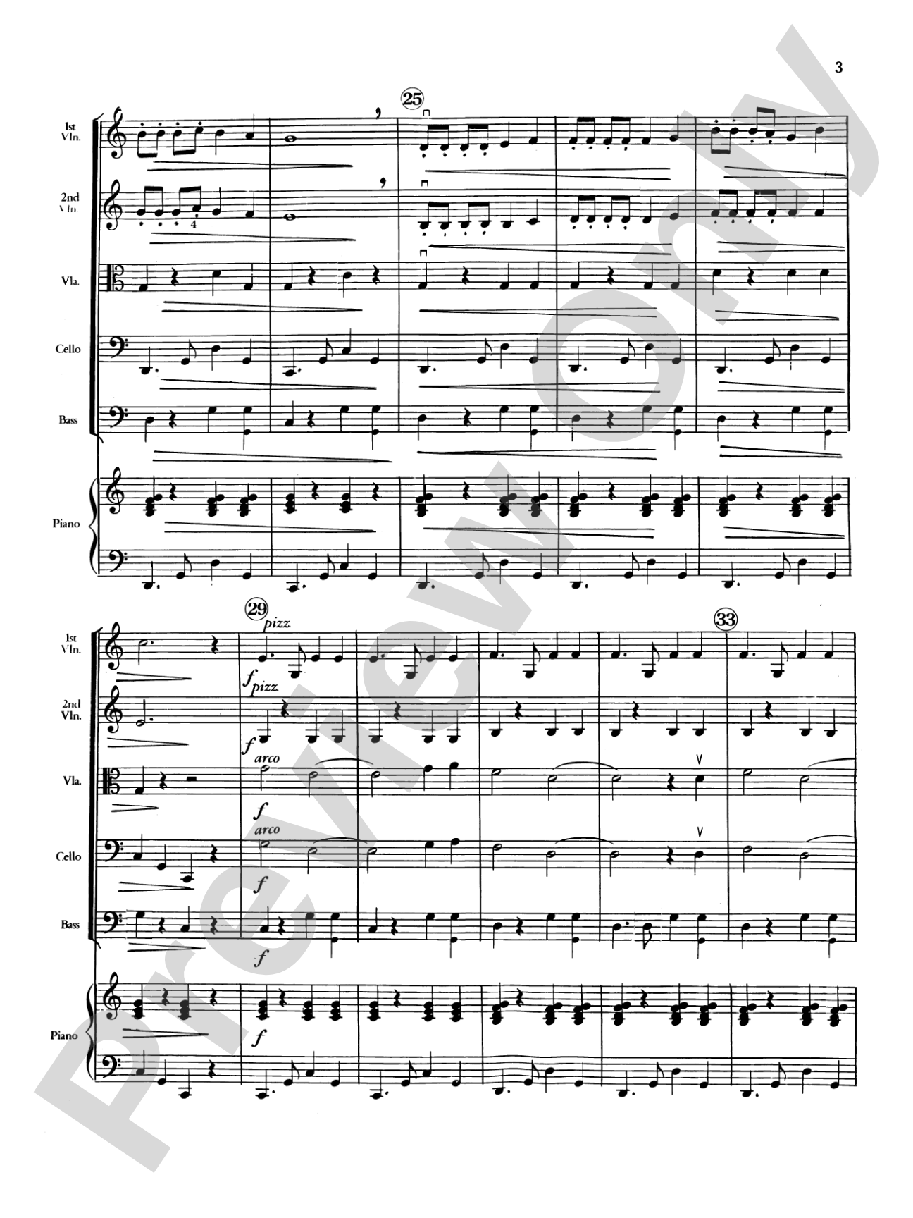 Petite Tango: String Orchestra Conductor Score & Parts
