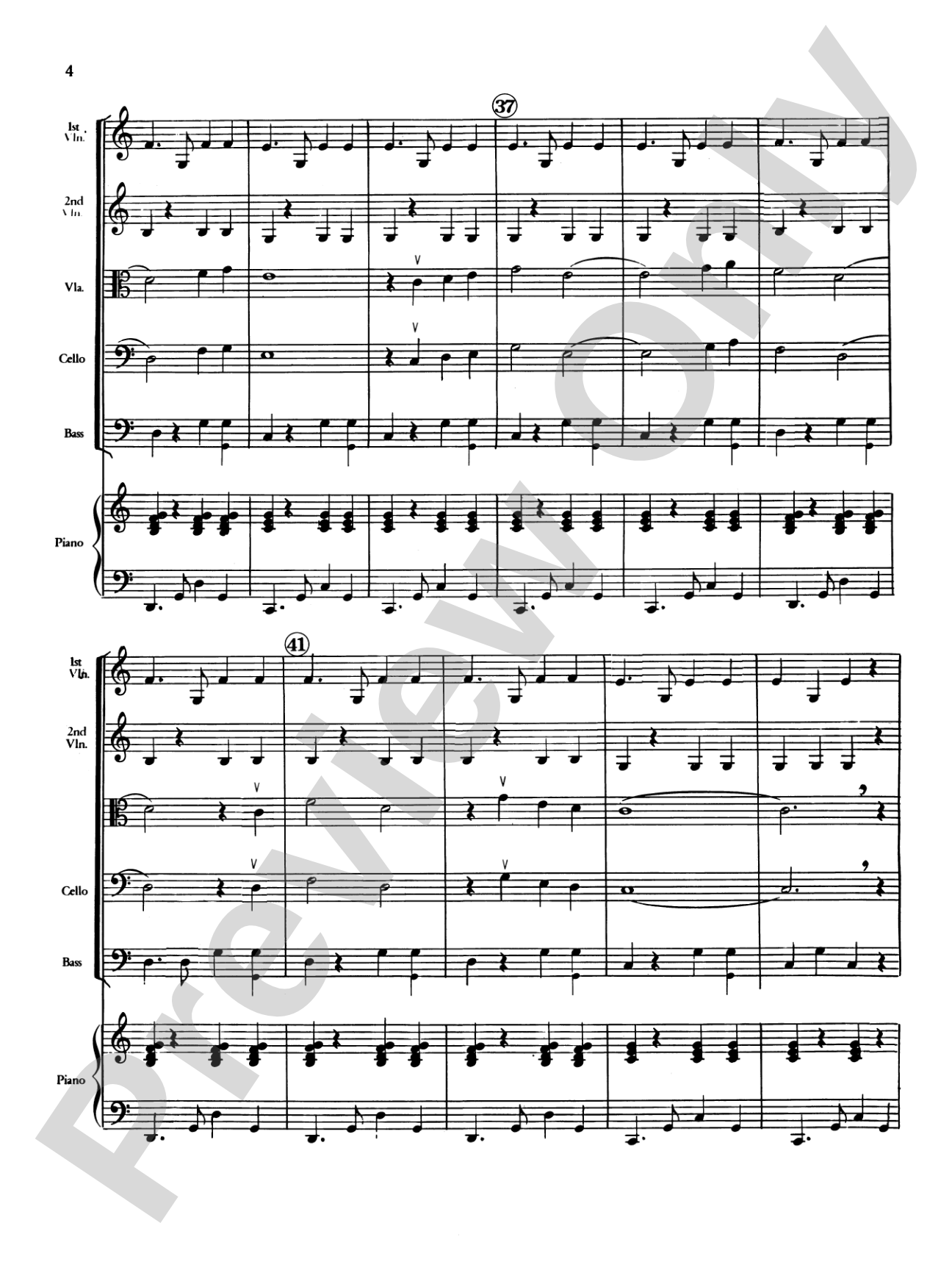 Petite Tango: String Orchestra Conductor Score & Parts