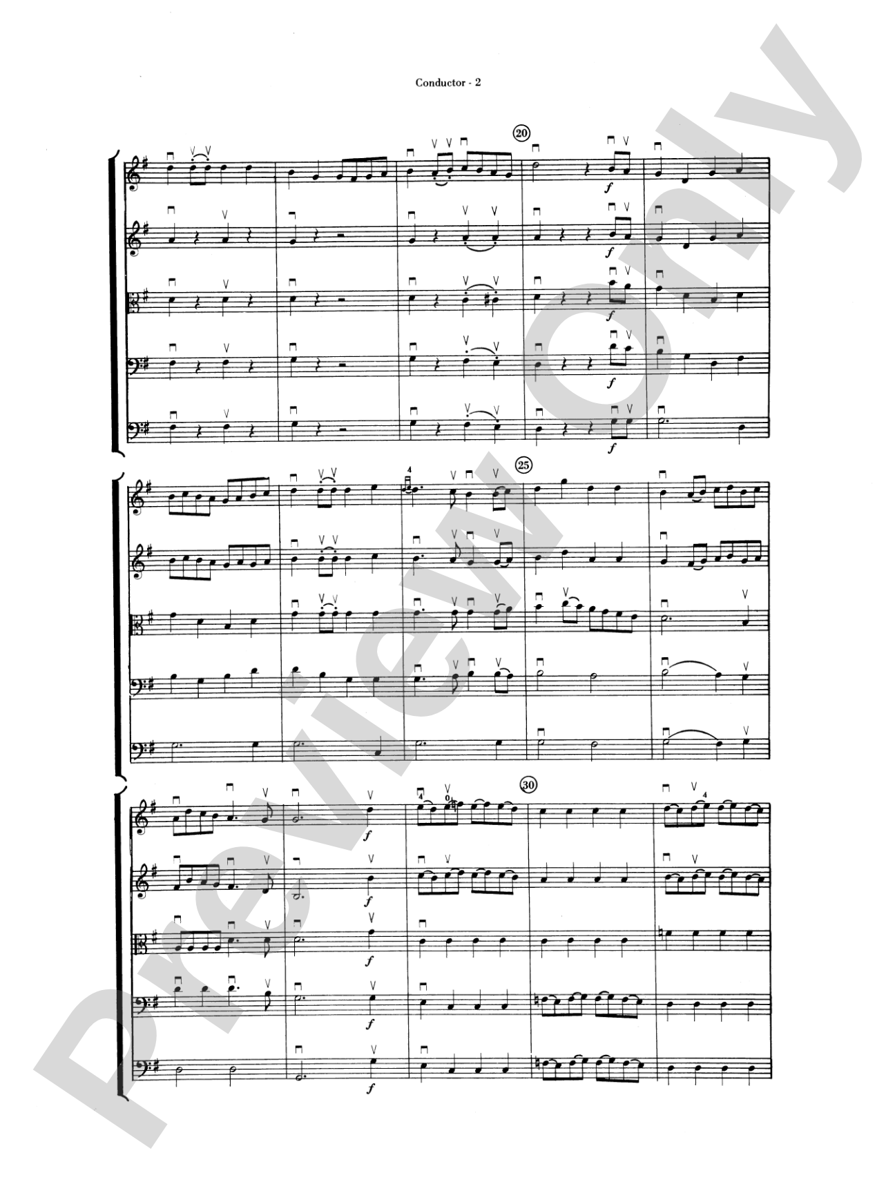 Rondeau (Theme from Masterpiece Theatre): String Orchestra Conductor Score & Parts