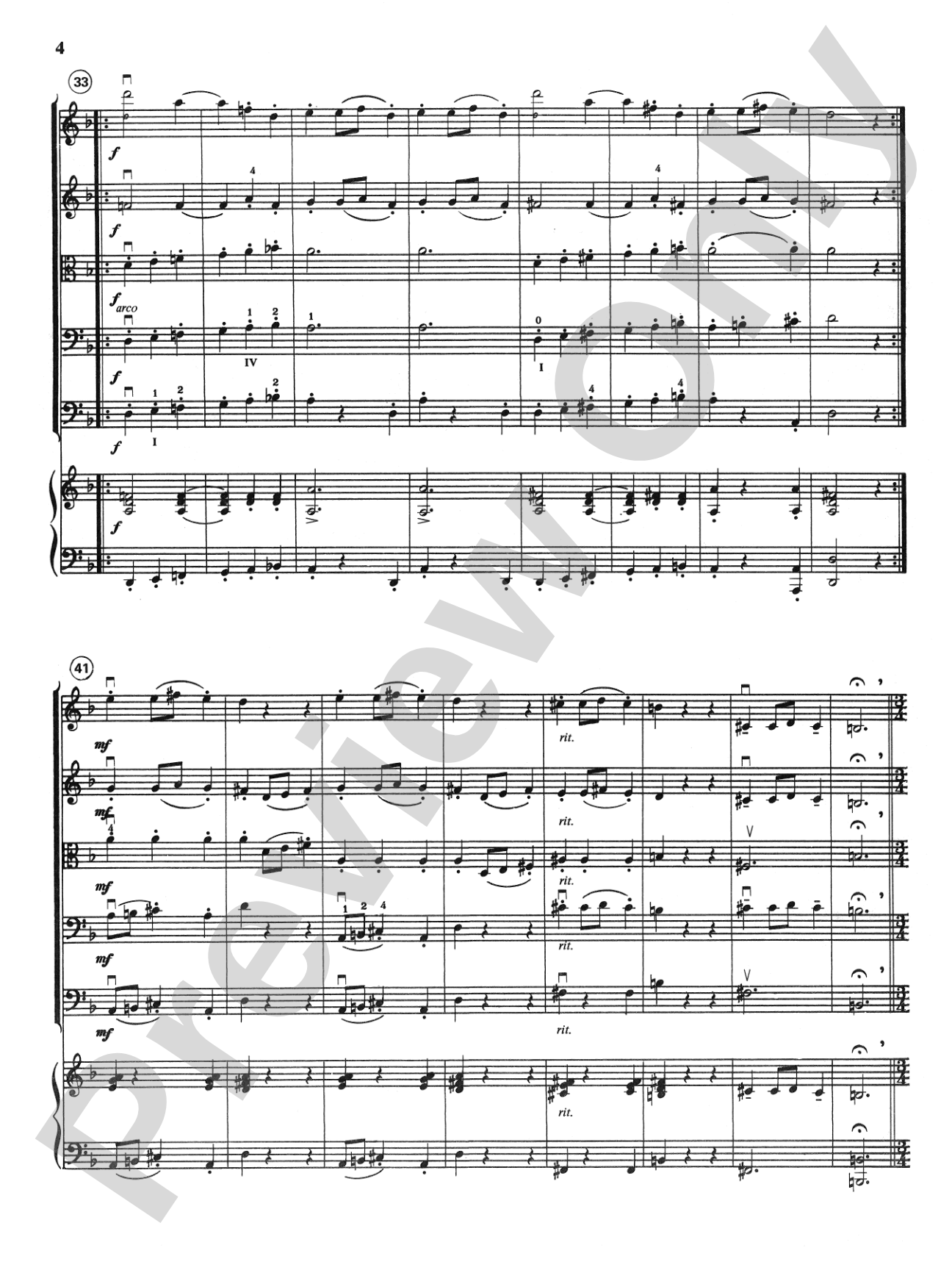 Three Slavonic Dances: String Orchestra Conductor Score & Parts