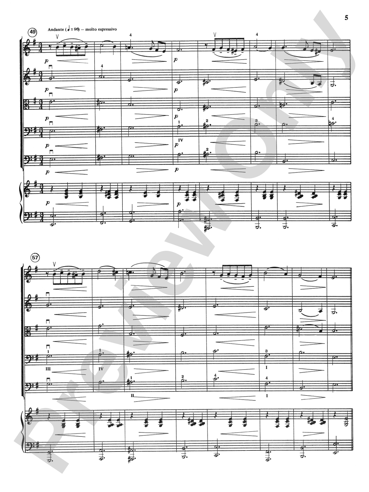 Three Slavonic Dances: String Orchestra Conductor Score & Parts