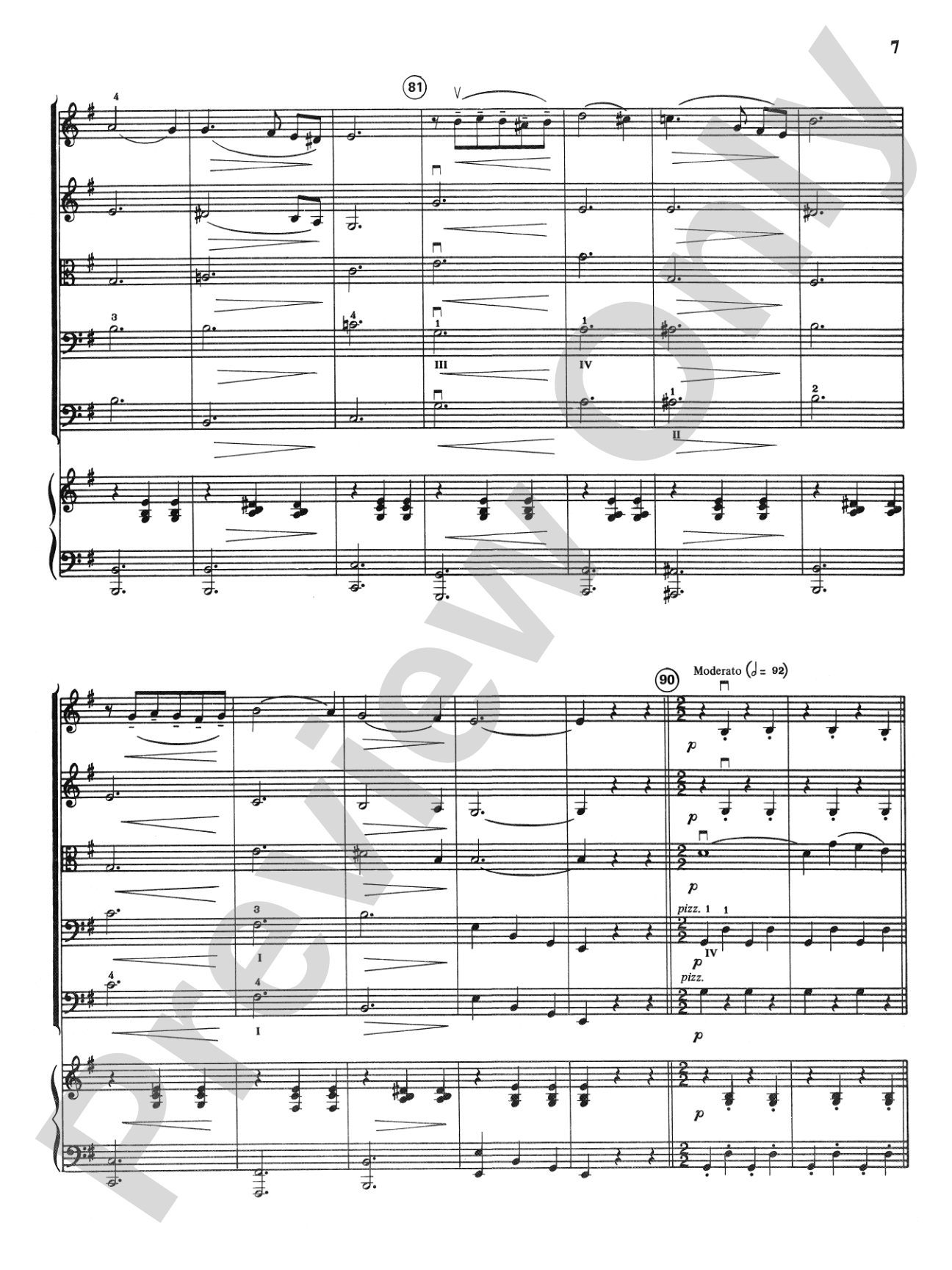 Three Slavonic Dances: String Orchestra Conductor Score & Parts