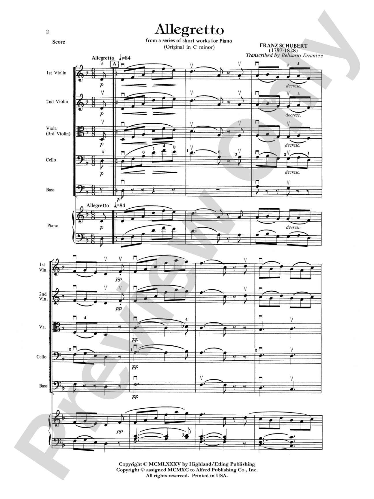 Allegretto