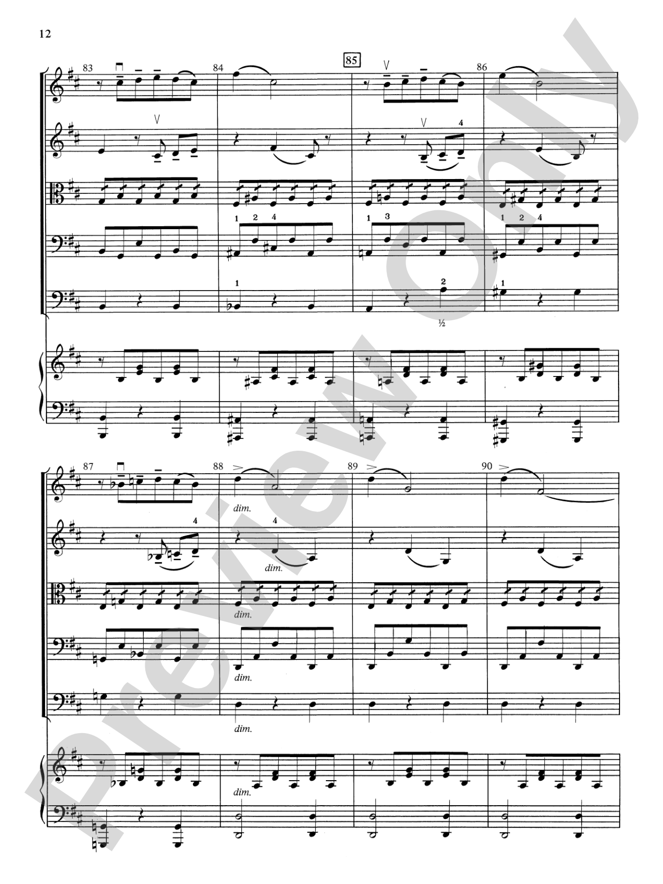 Nocturne: String Orchestra Conductor Score & Parts