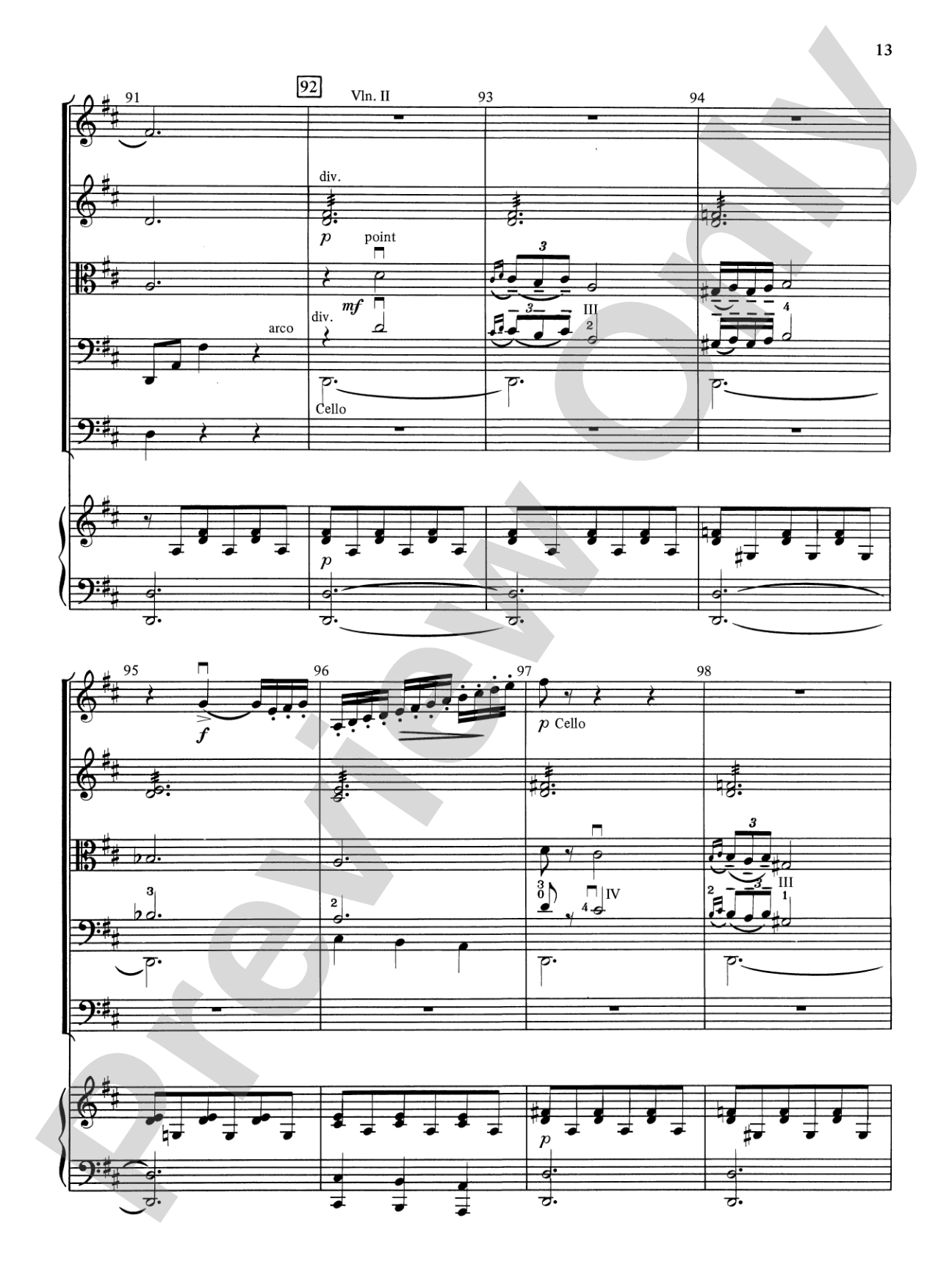 Nocturne: String Orchestra Conductor Score & Parts
