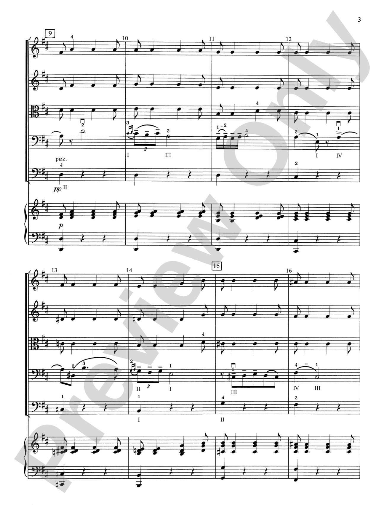Nocturne: String Orchestra Conductor Score & Parts
