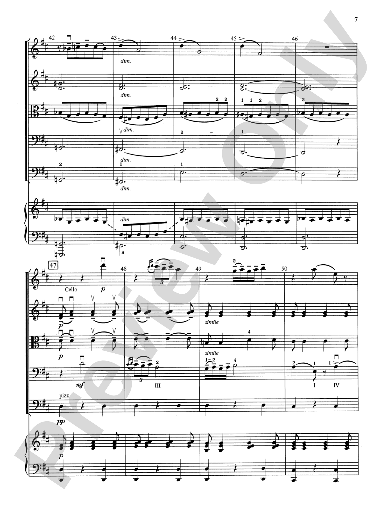 Nocturne: String Orchestra Conductor Score & Parts