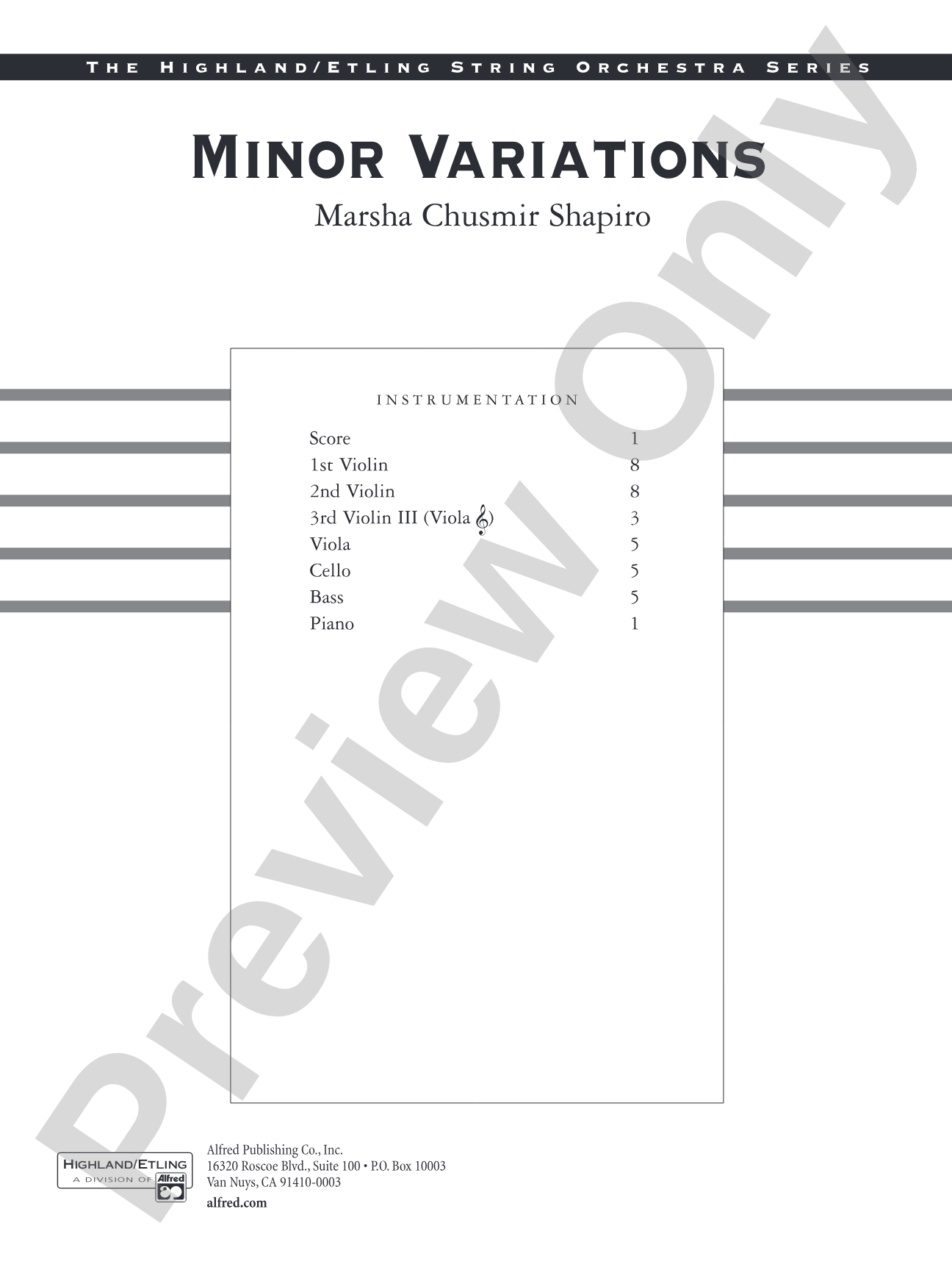 Minor Variations