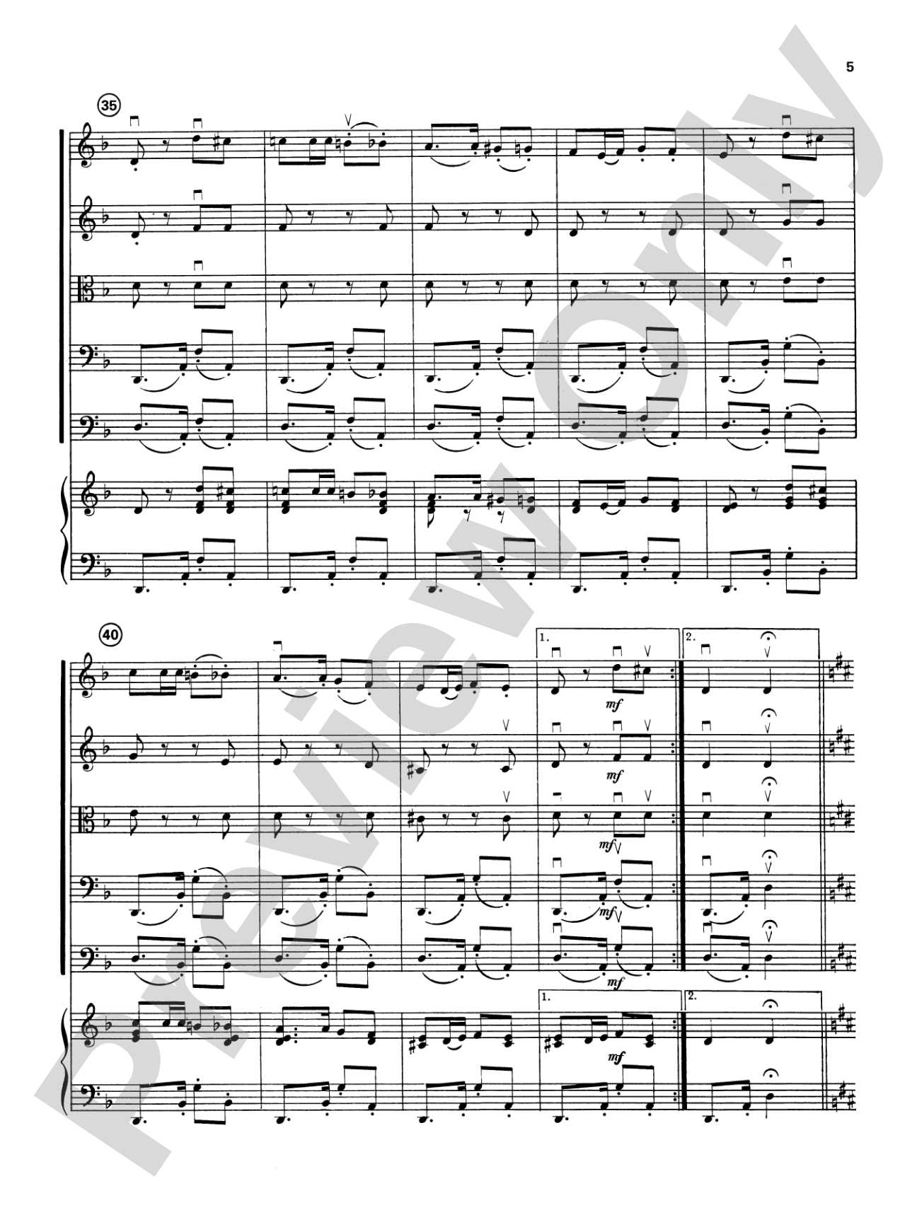 Carmen Suite: String Orchestra Conductor Score & Parts