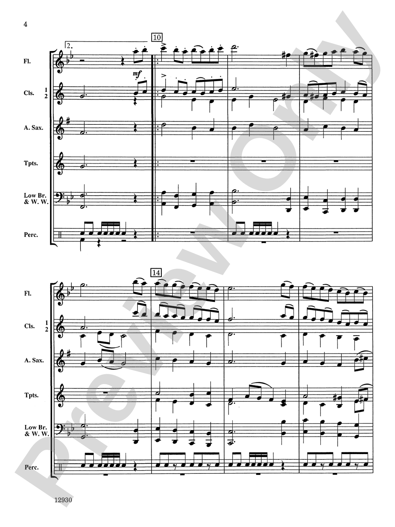 A Suite of Baroque Dances: Concert Band Conductor Score & Parts
