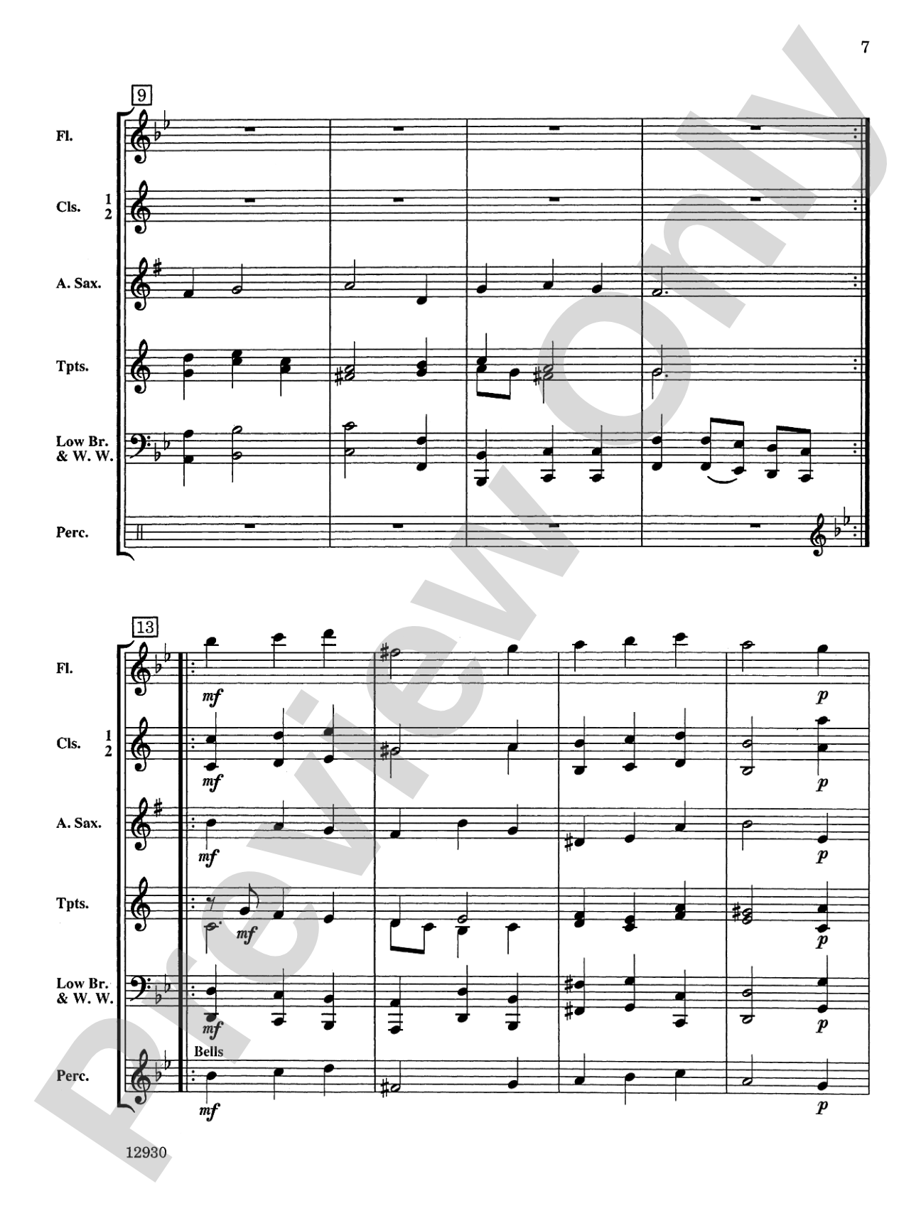 A Suite of Baroque Dances: Concert Band Conductor Score & Parts