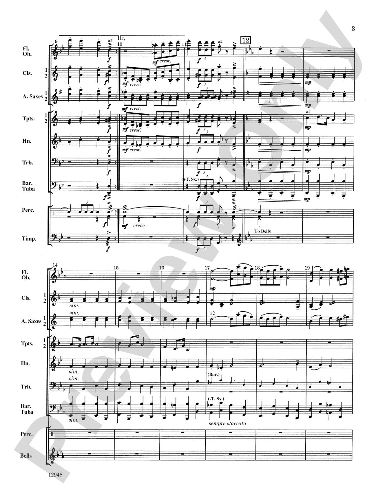 Highlights from Carmen: Concert Band Conductor Score & Parts