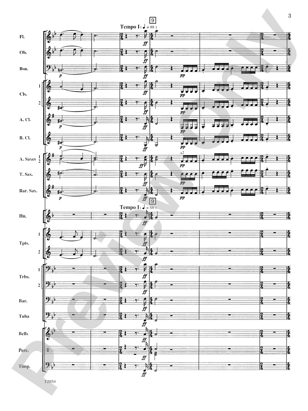 The Santa of Seville: Concert Band Conductor Score & Parts