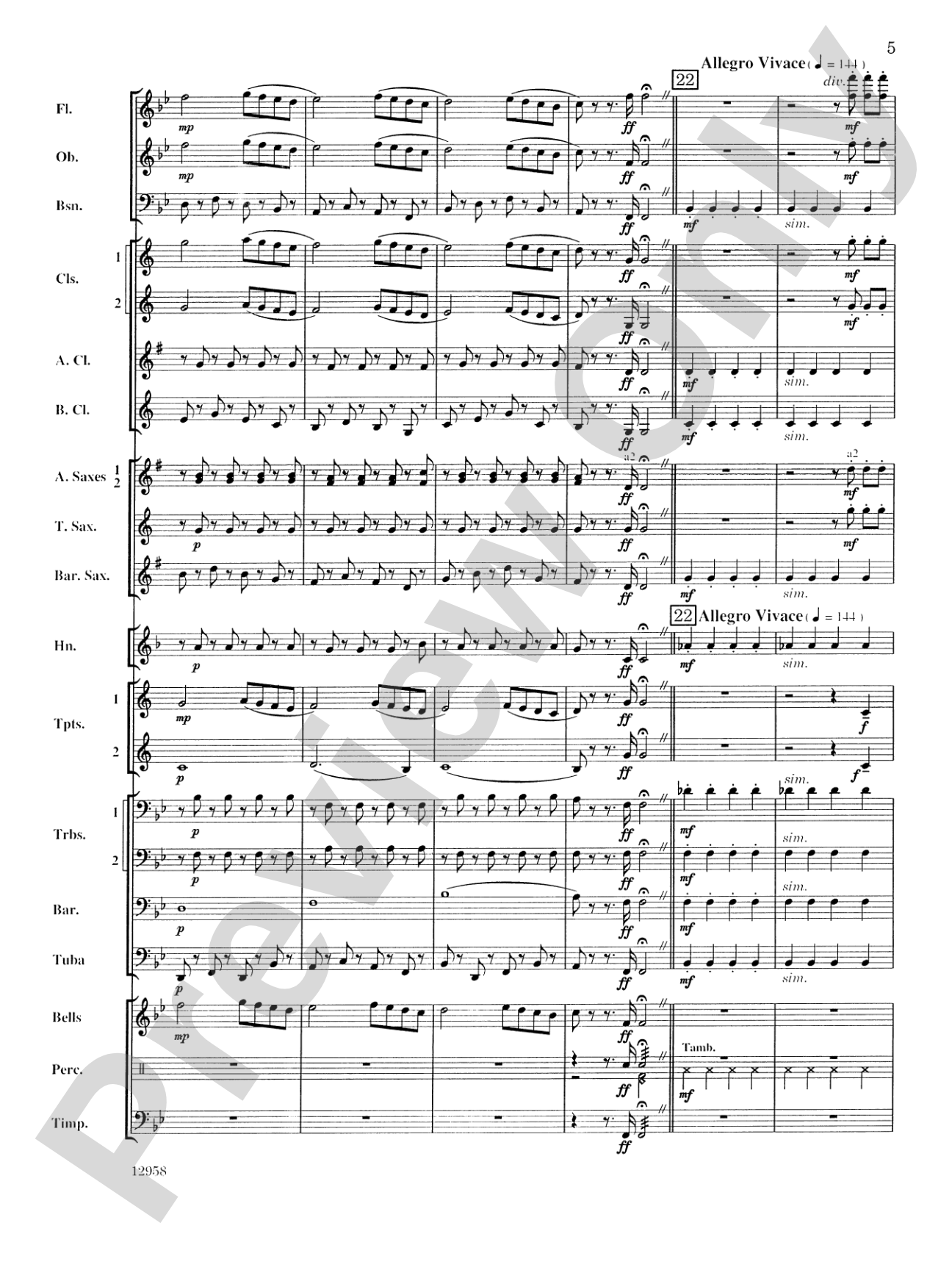 The Santa of Seville: Concert Band Conductor Score & Parts