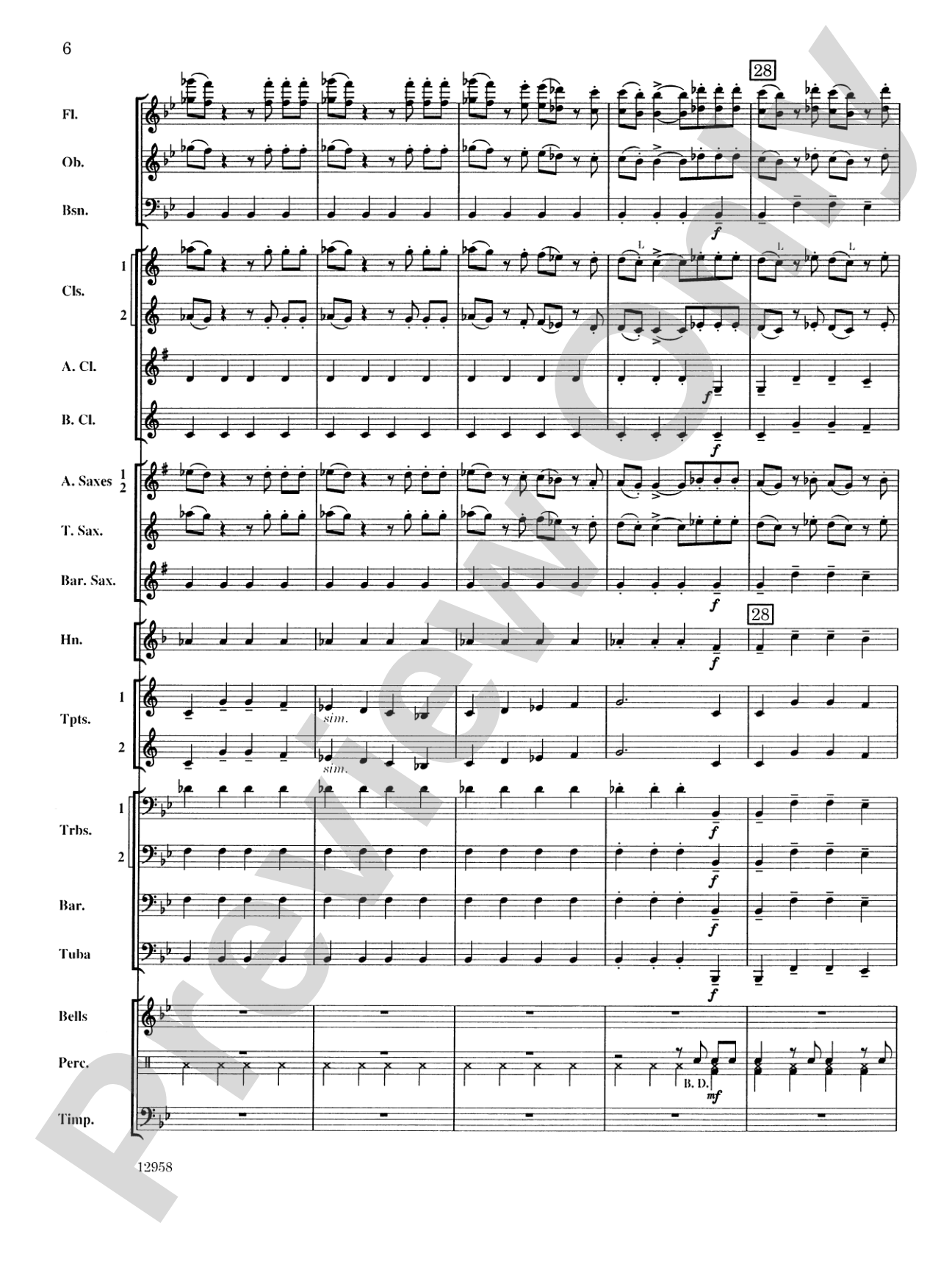 The Santa of Seville: Concert Band Conductor Score & Parts