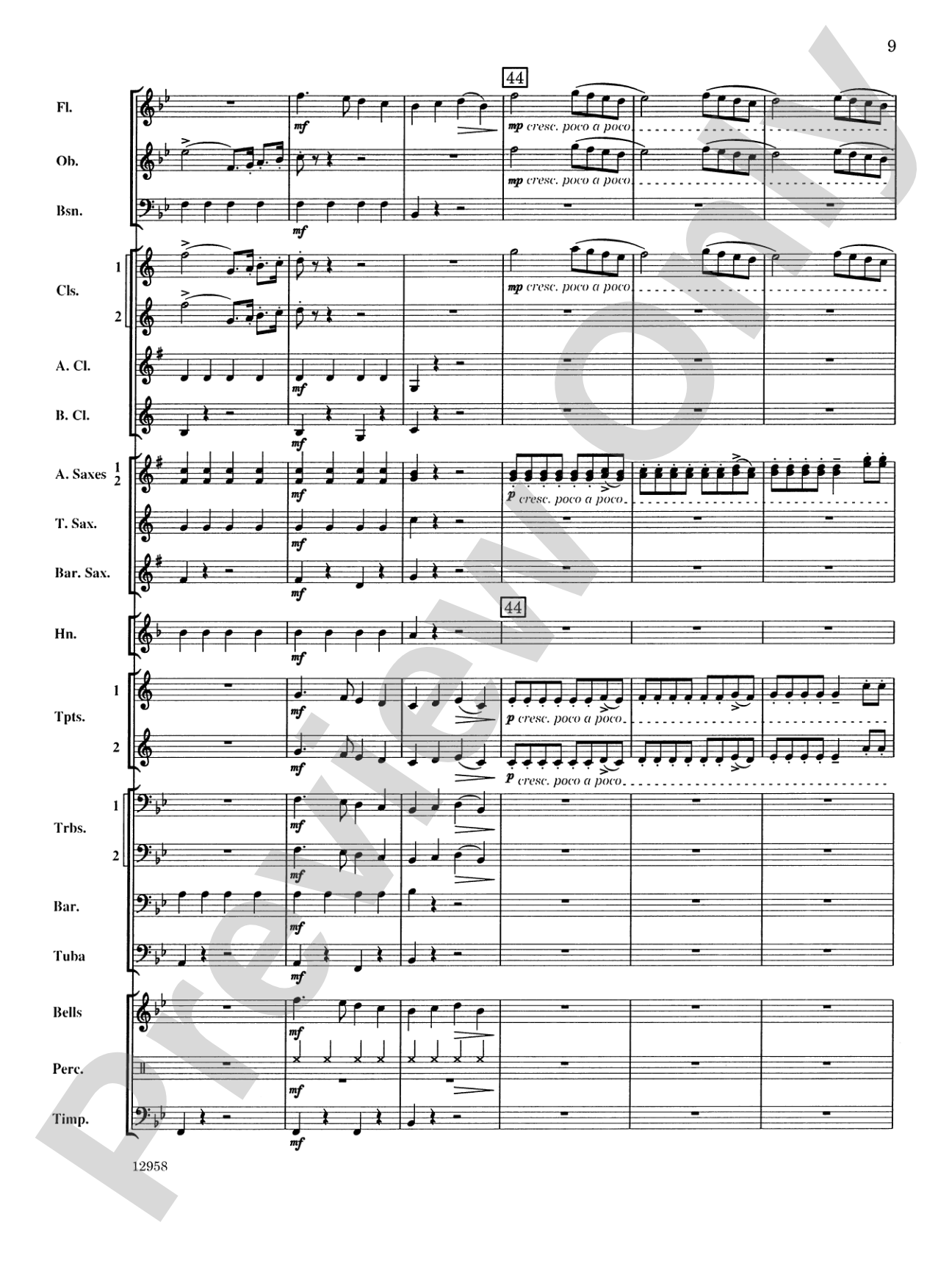 The Santa of Seville: Concert Band Conductor Score & Parts