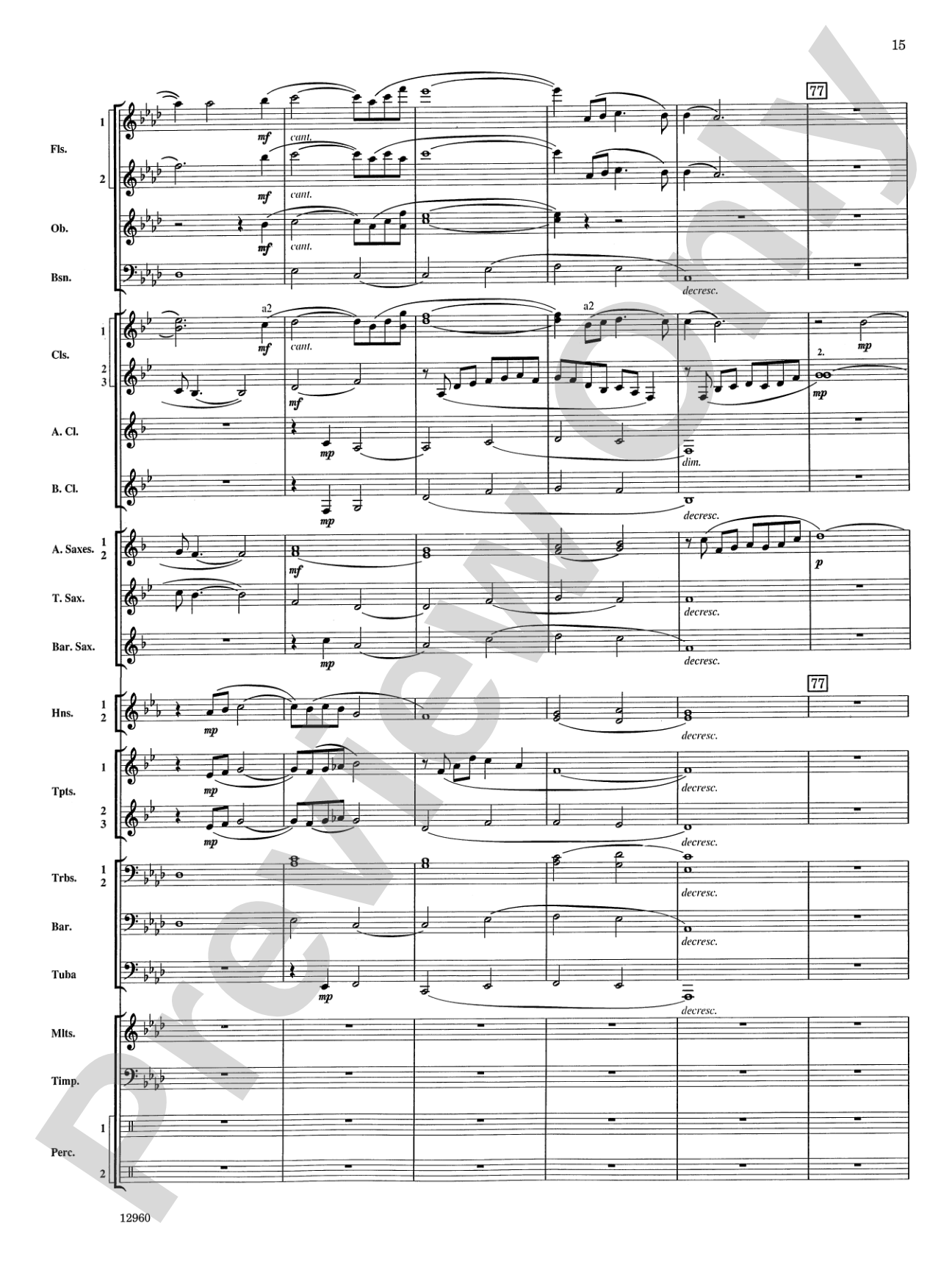 Sailing Songs: Concert Band Conductor Score & Parts