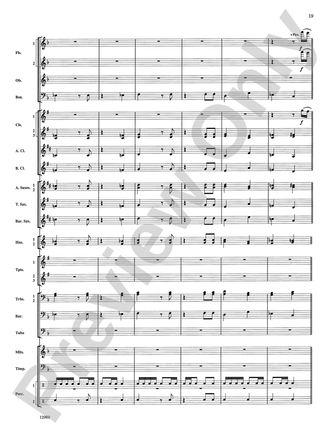 Sailing Songs: Concert Band Conductor Score & Parts