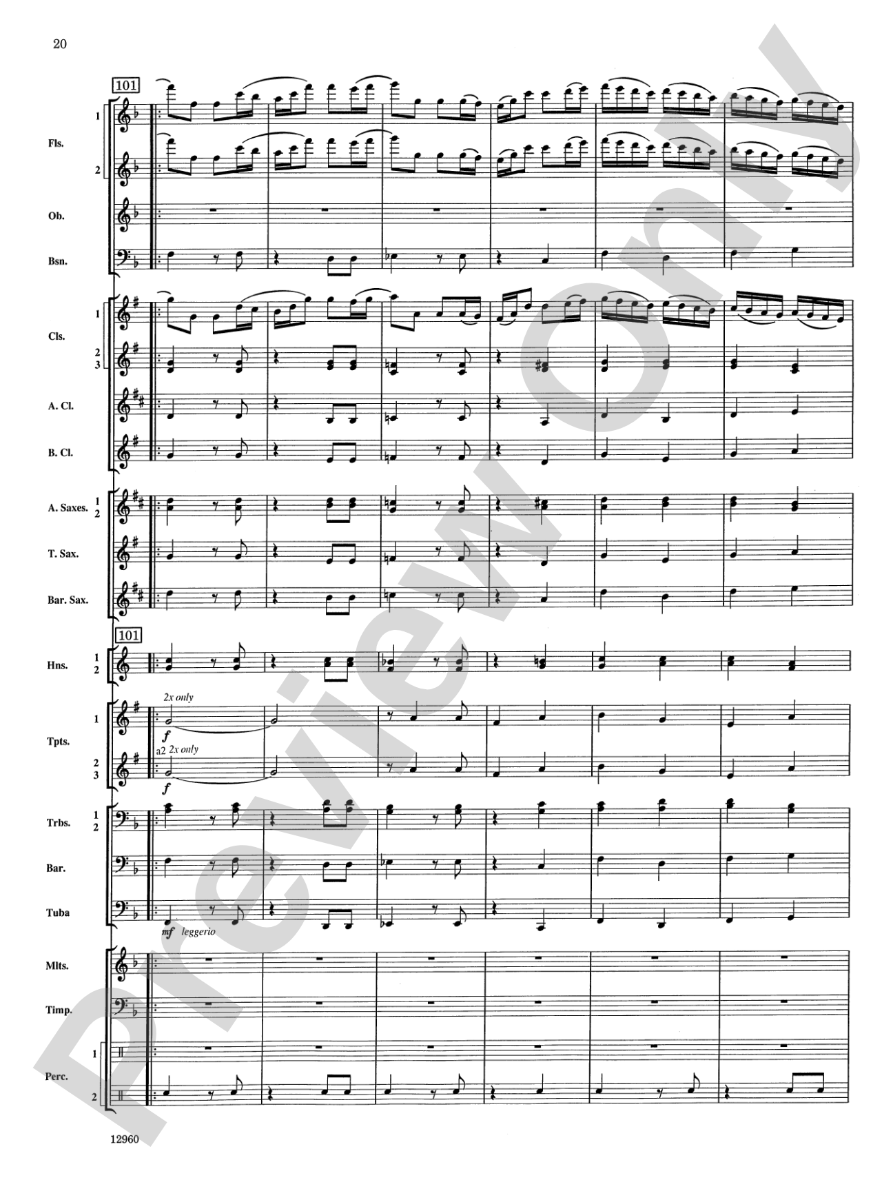 Sailing Songs: Concert Band Conductor Score & Parts