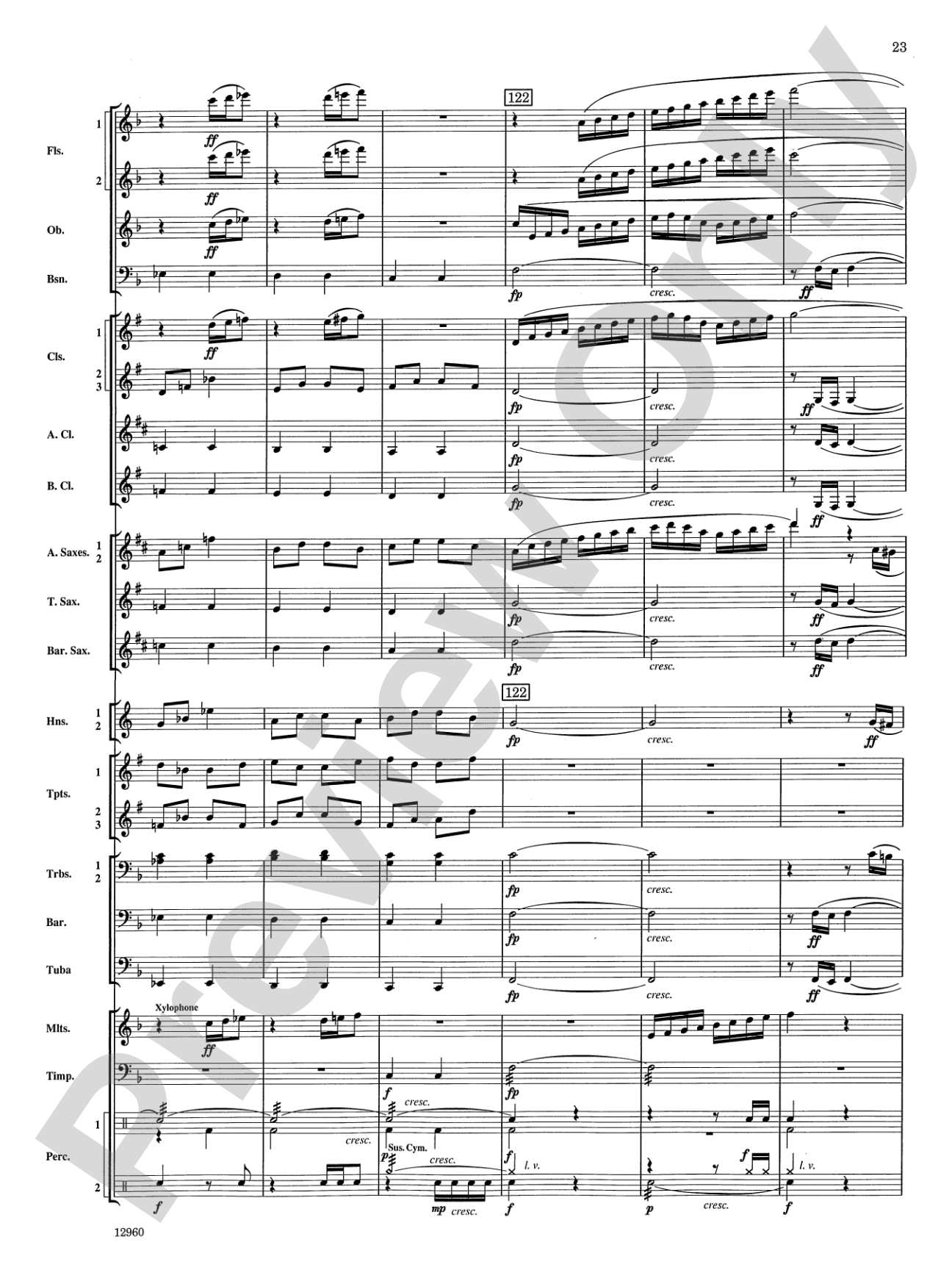 Sailing Songs: Concert Band Conductor Score & Parts